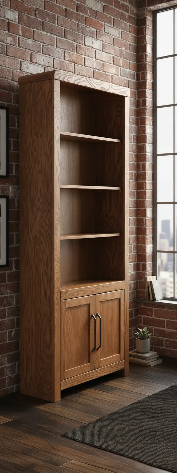 Haven Brown Bookcase Pier-11
