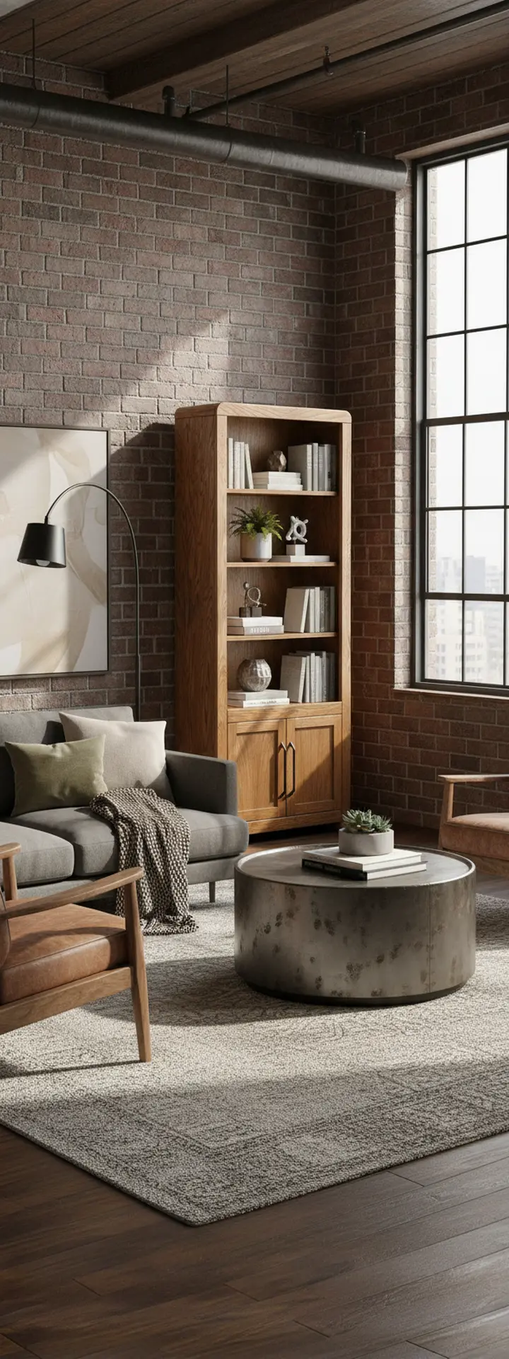 Haven Brown Bookcase Pier-12