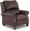 295471/FL152379 Carlton Chocolate Brown Leather High-Leg Recliner