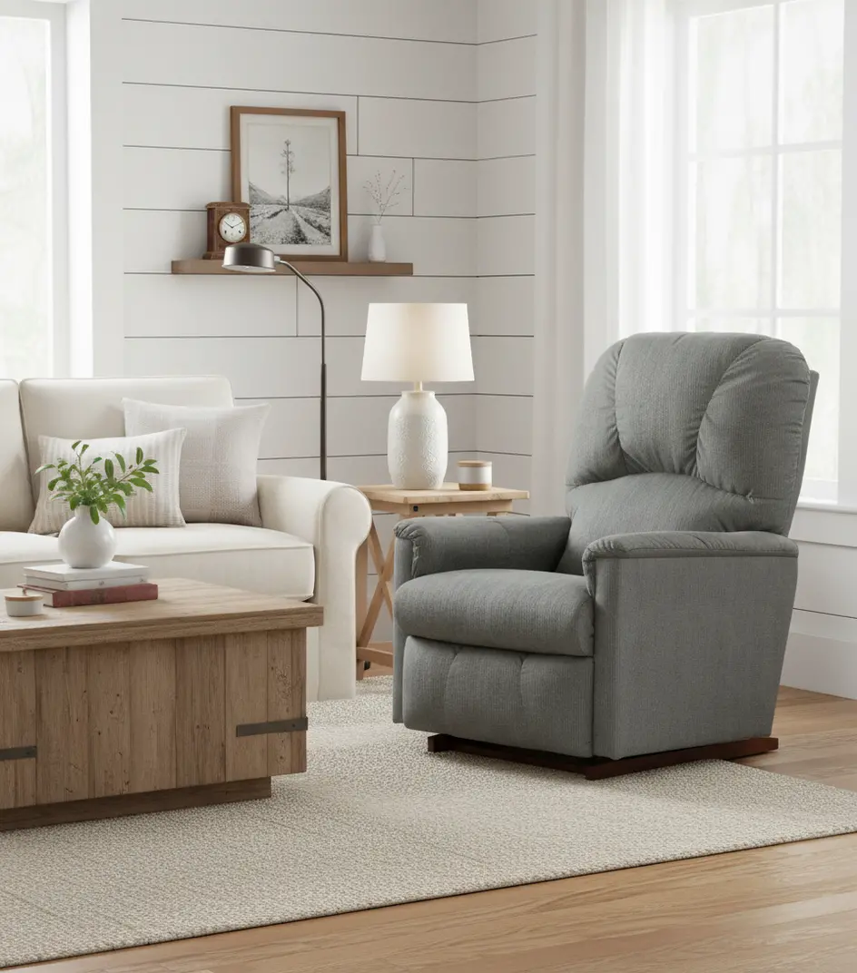 10795/D160884 Mercury Lake Gray Rocker Recliner-11