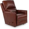 10700/FL196376 Wynne Cedar Dark Brown Leather Rocker Recliner