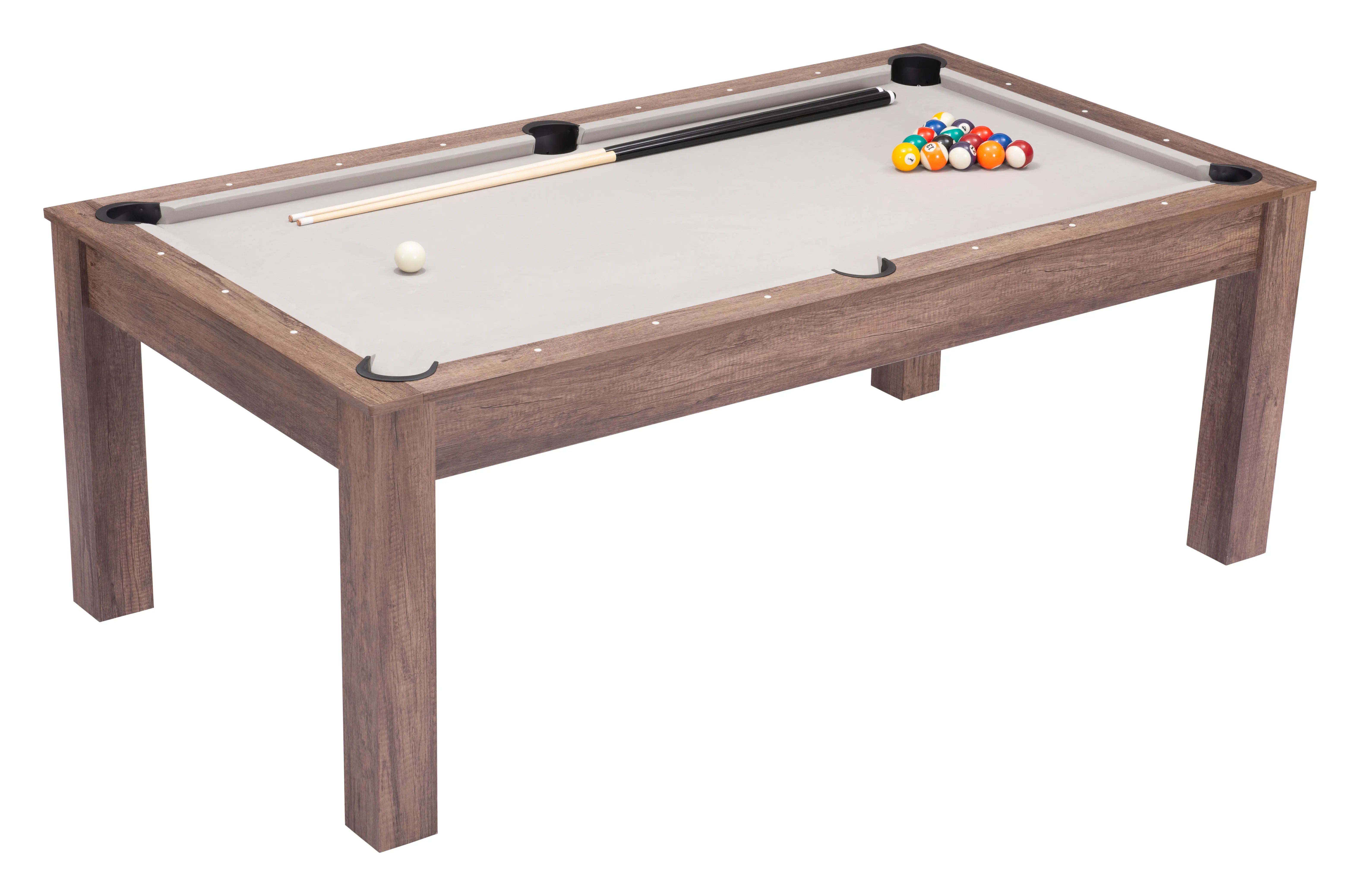 Bonker Driftwood Brown 3-in-1 Multi-Game Dining Table-8