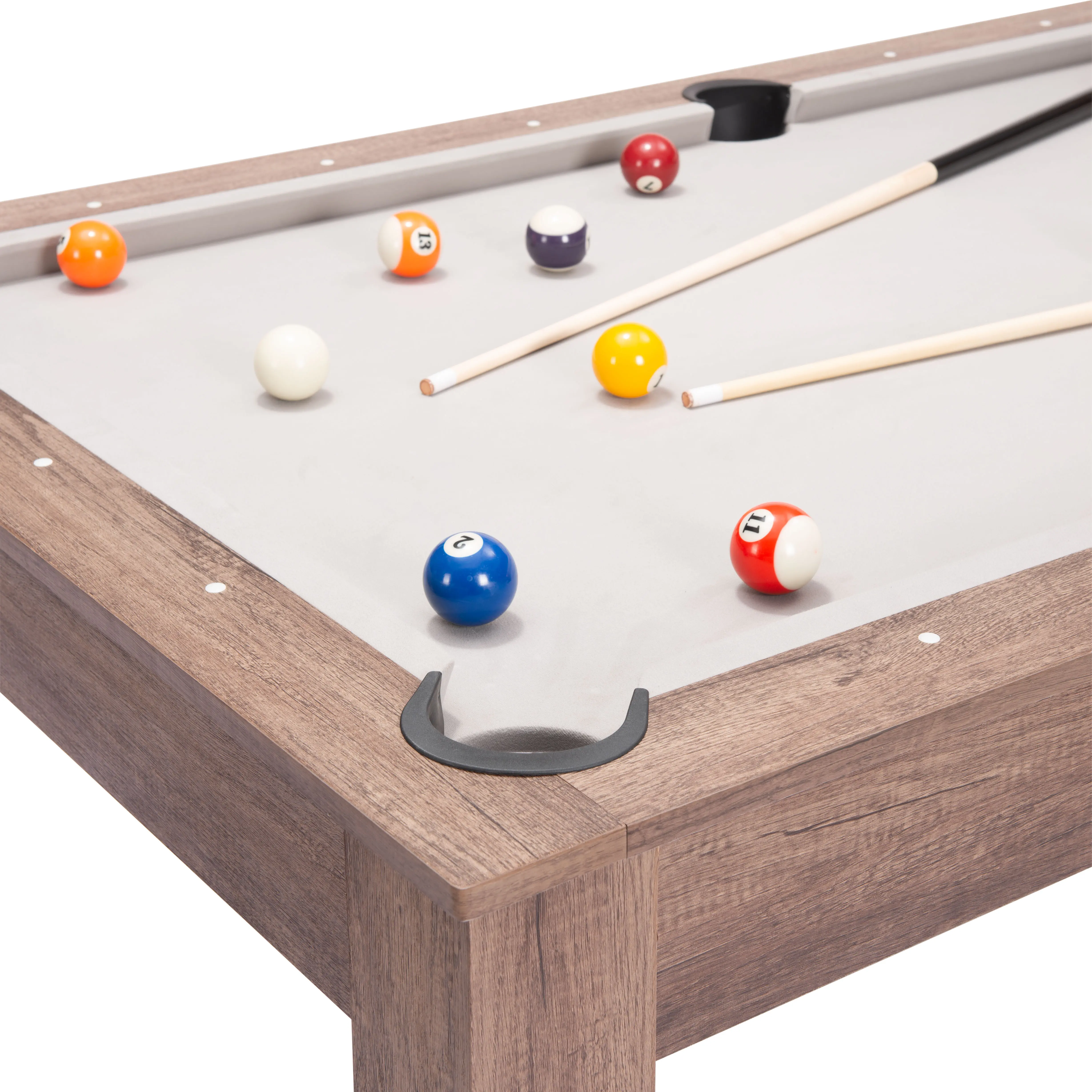 Bonker Driftwood Brown 3-in-1 Multi-Game Dining Table-9