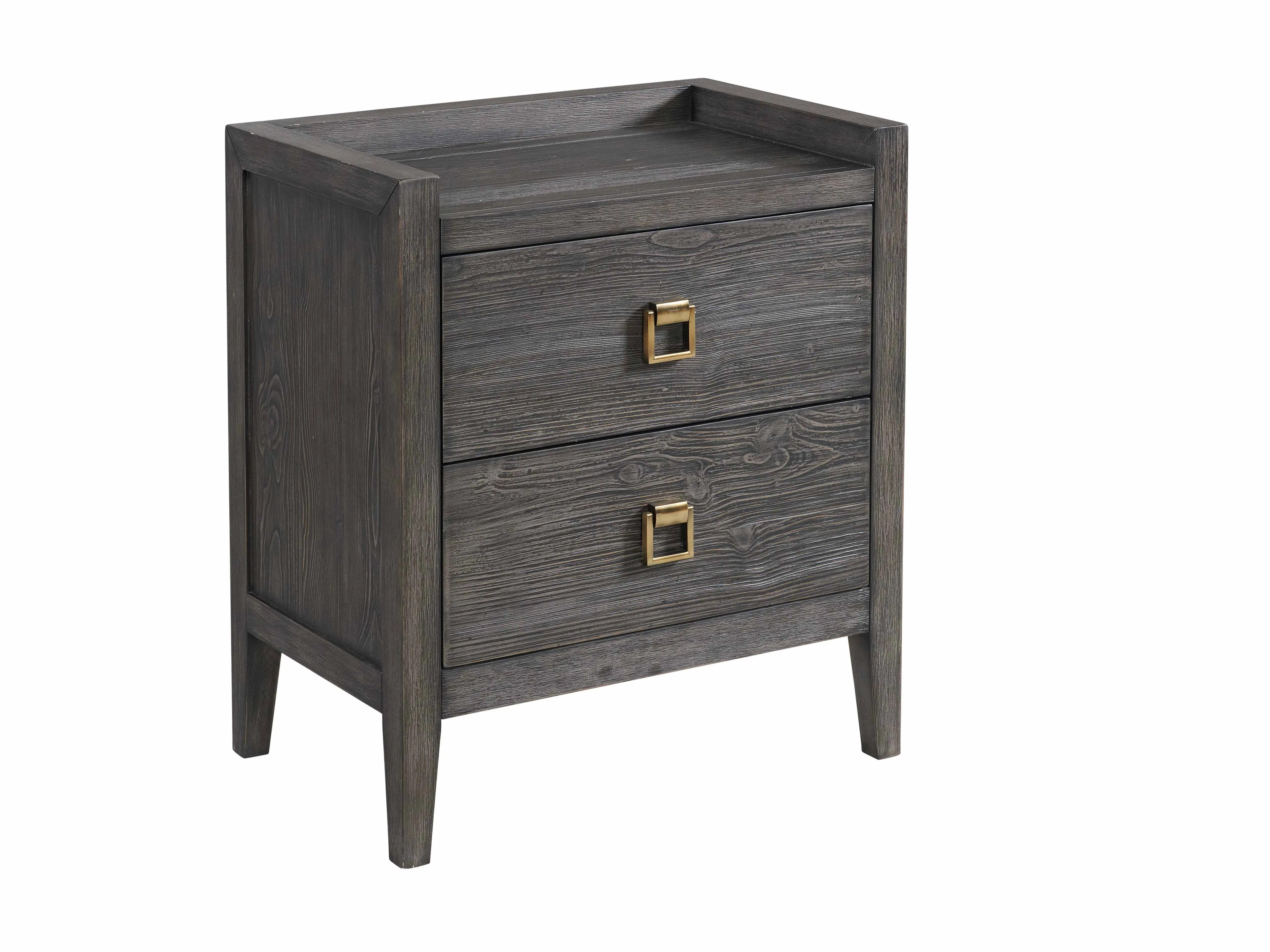 Portia Black Nightstand-1