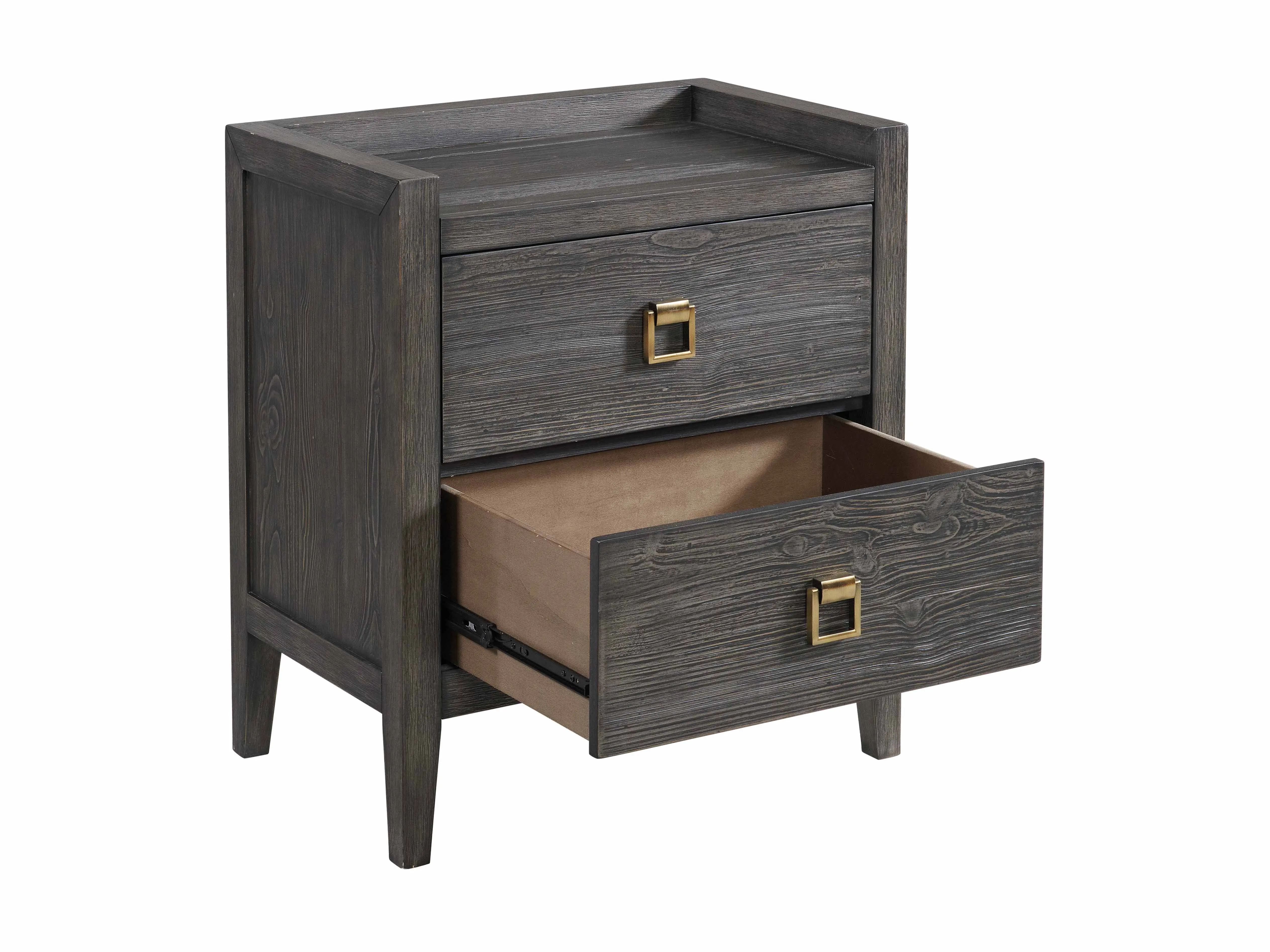 Portia Black Nightstand-2