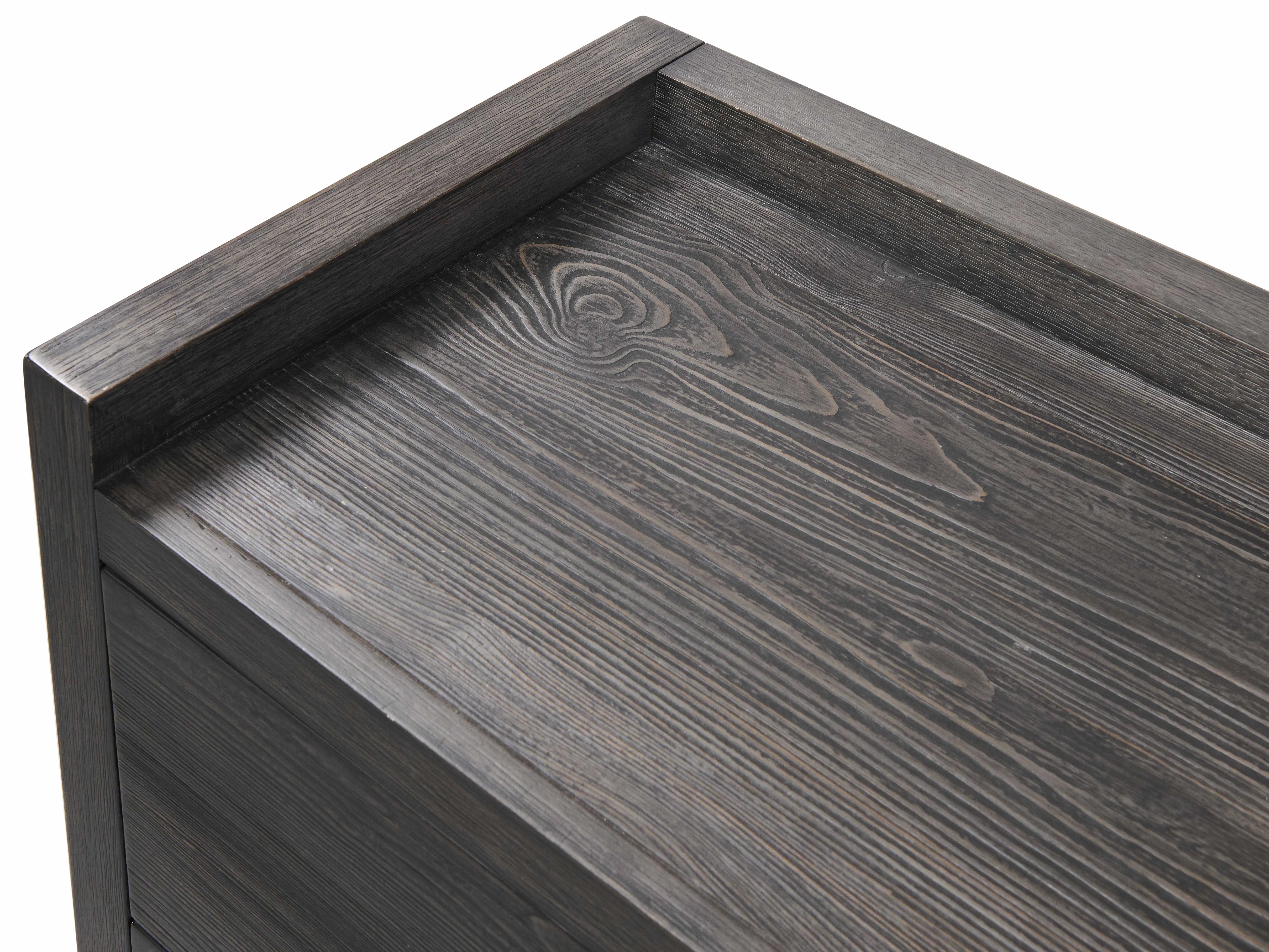 Portia Black Nightstand-3