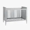 Modern Light Gray 3-In-1 Convertible Crib