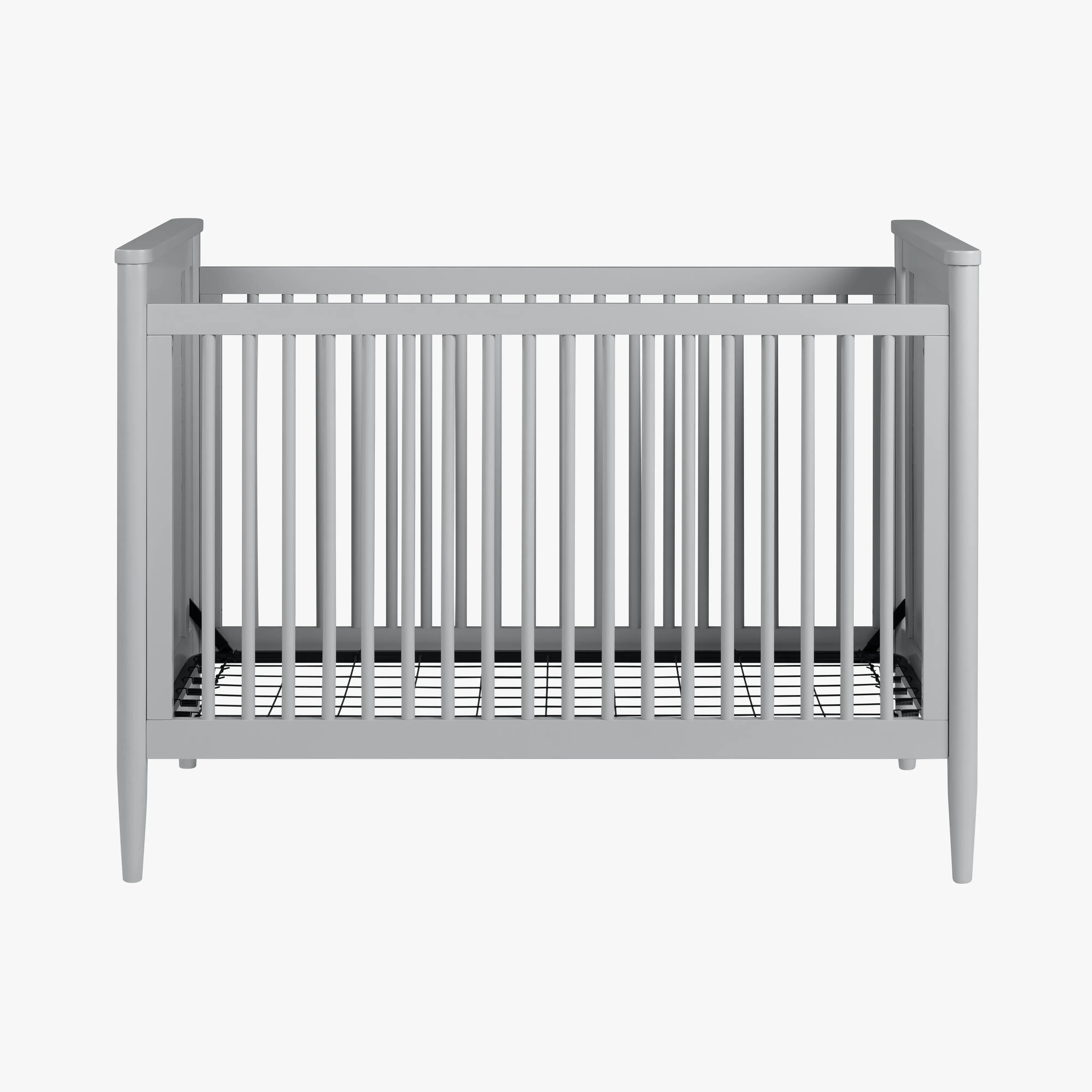 Modern Light Gray 3-In-1 Convertible Crib-2