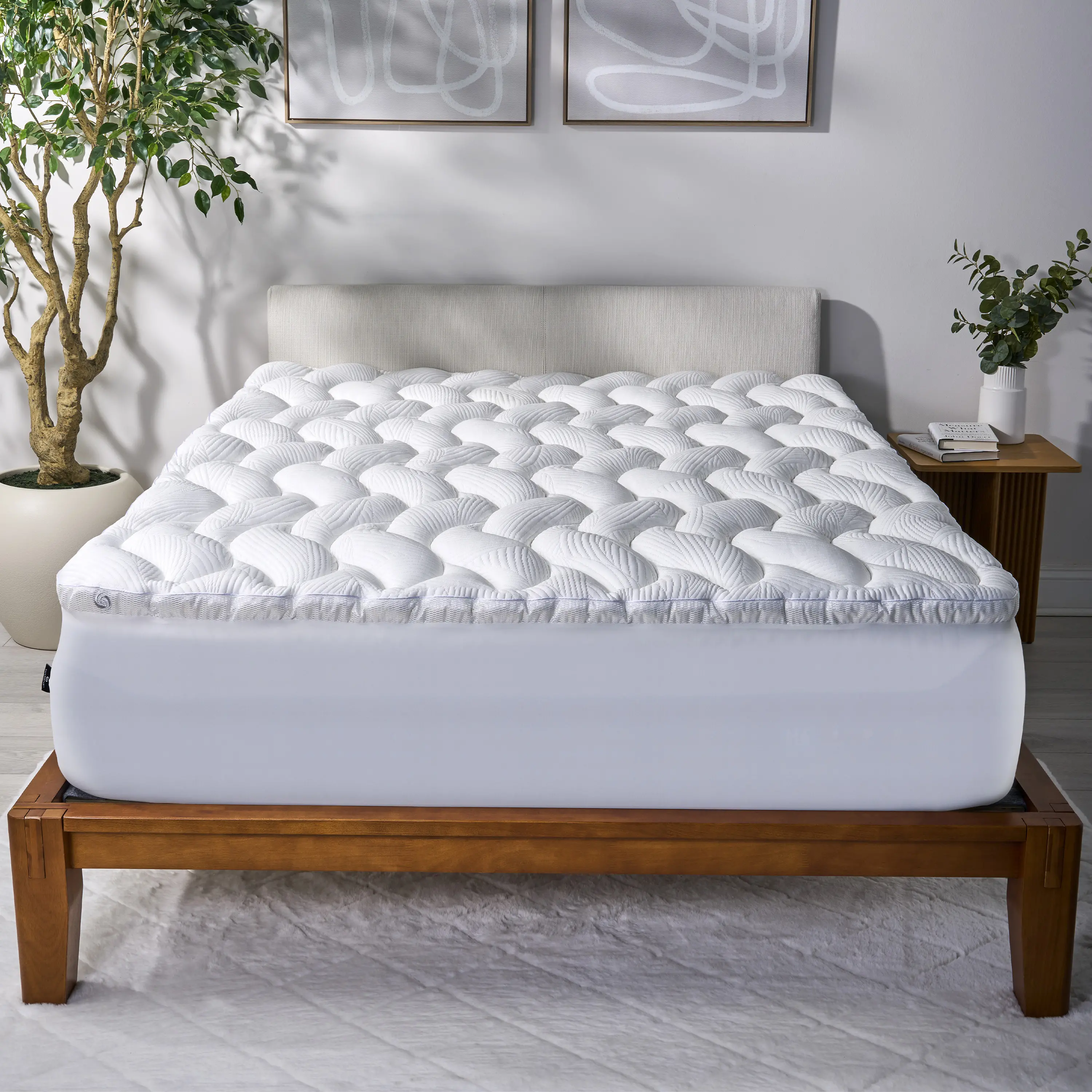 BGT088W50 React Pro Performance Queen Mattress Topper-7