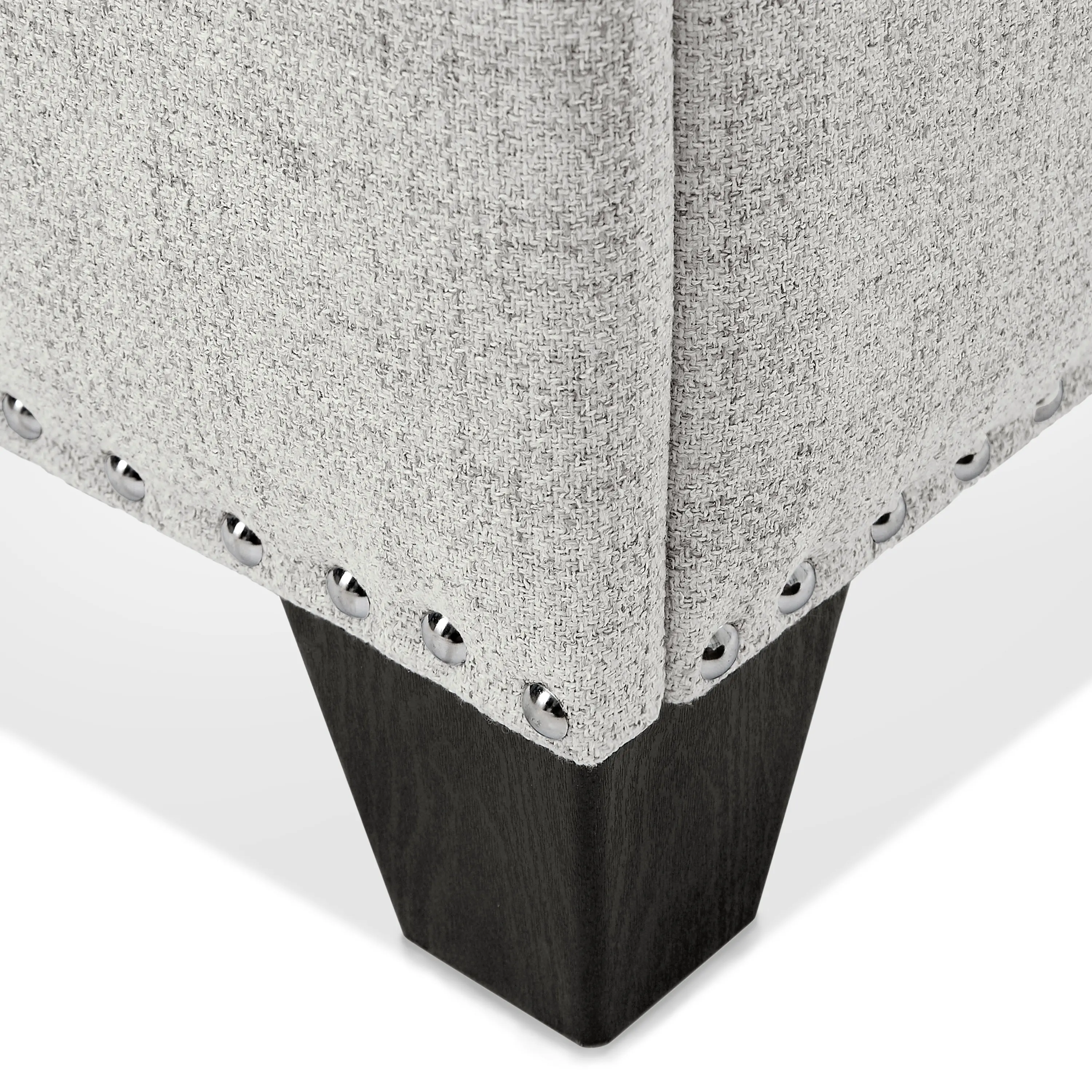 EC-BN2402IV Cole Off White Upholstered Linen Storage Bench-9