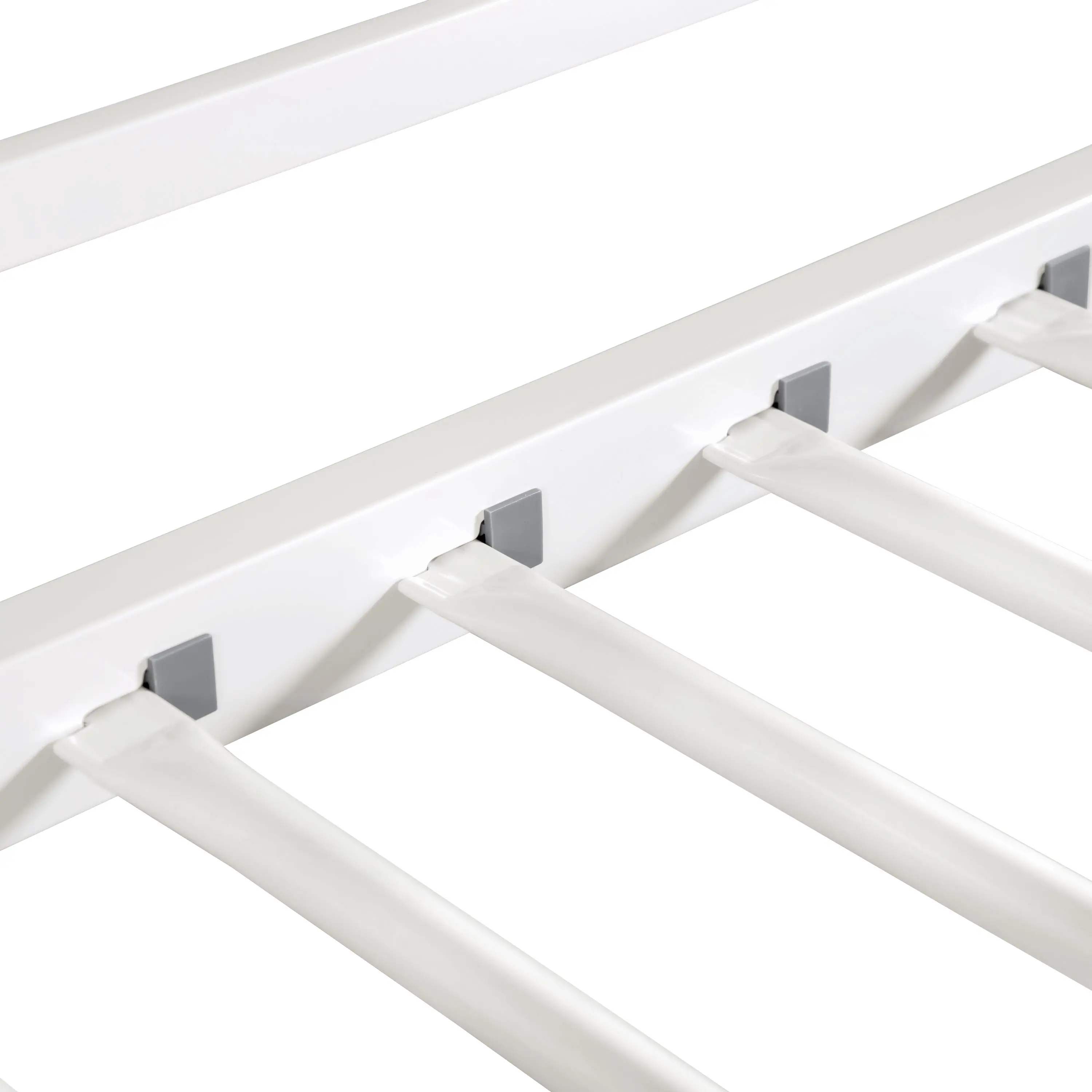 EC-BK703WH Jackson White Metal Twin over Full Low Profile Bunk Bed-10