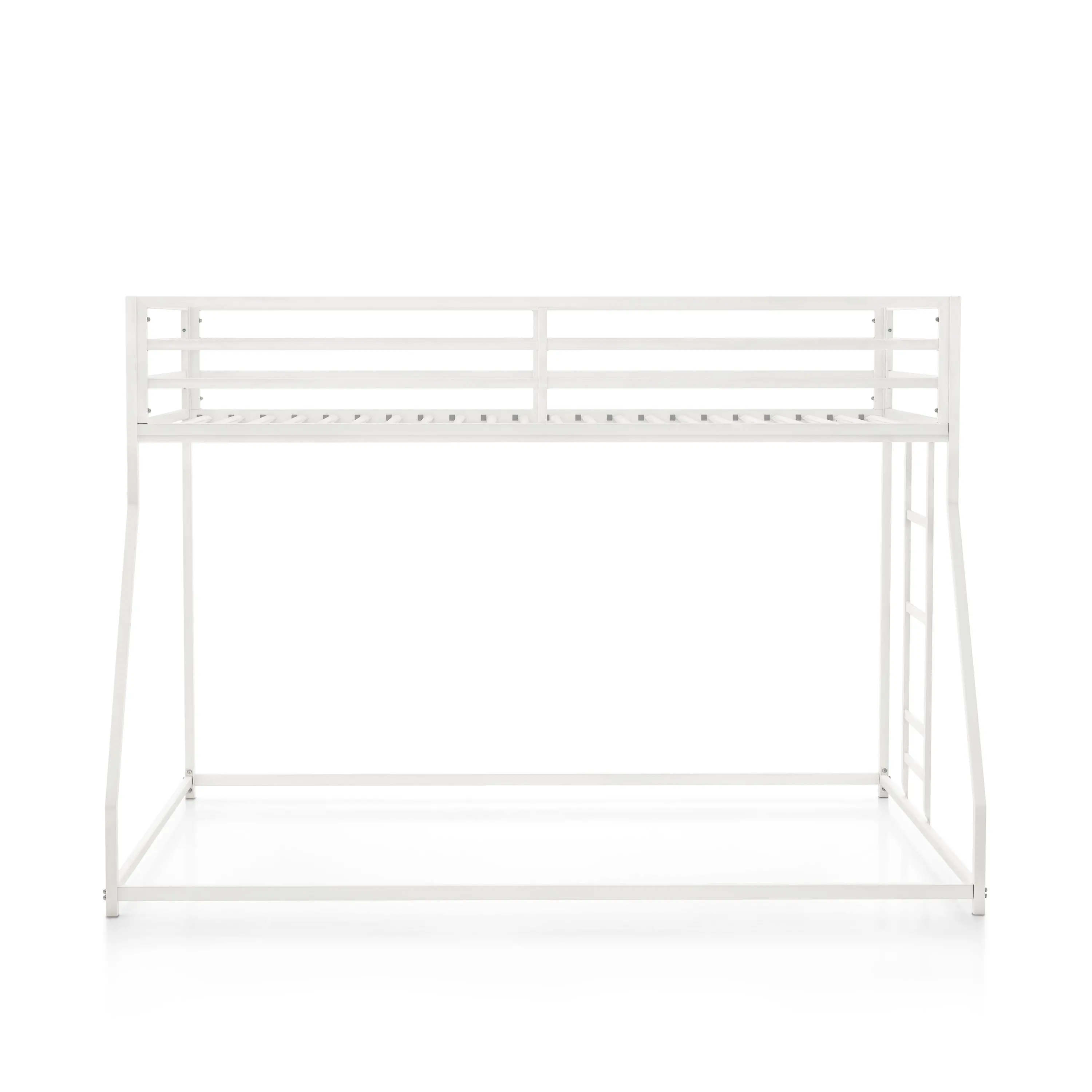 EC-BK703WH Jackson White Metal Twin over Full Low Profile Bunk Bed-4