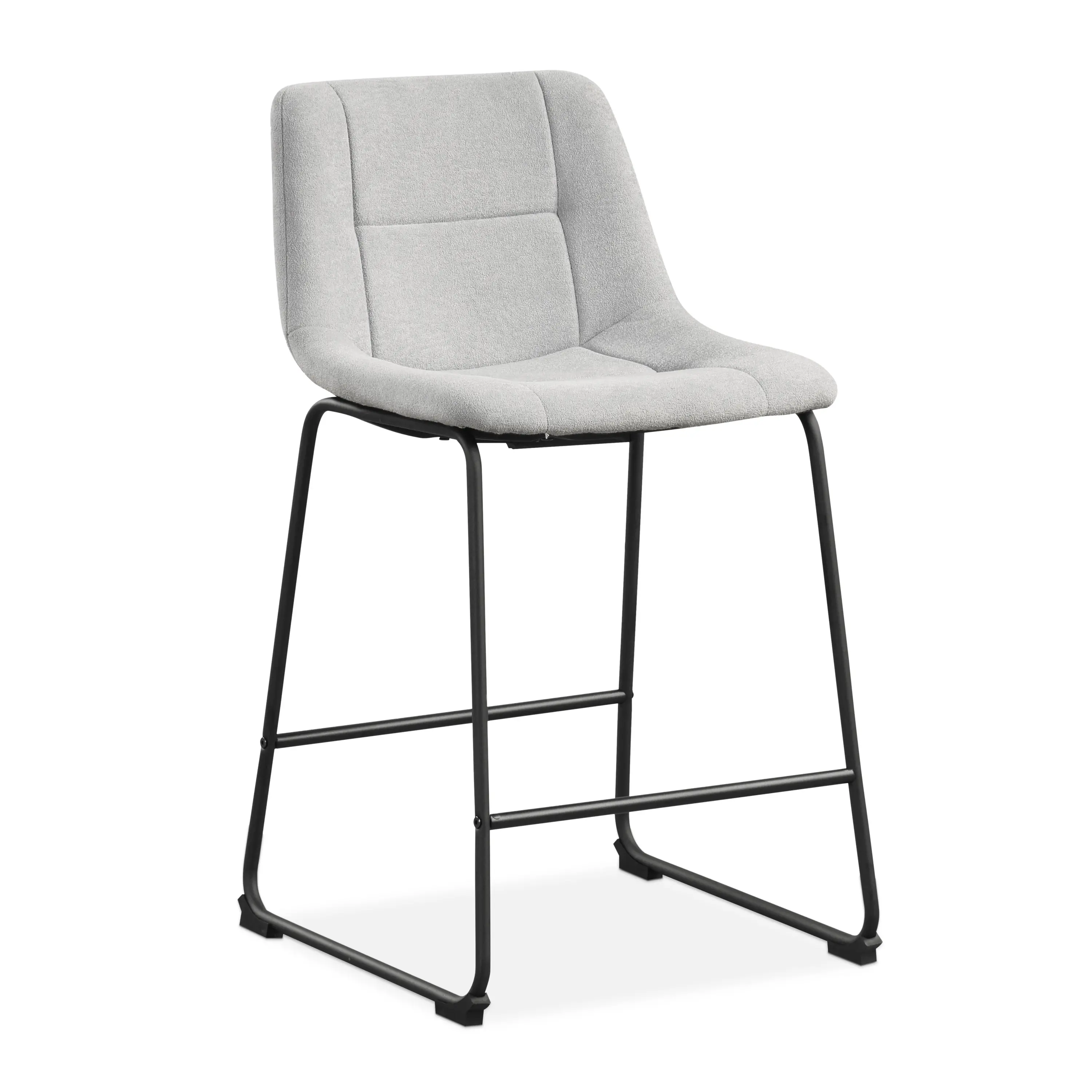 EC-3471LG-PC Eamon Gray Counter Height Stools, Set of 2-2