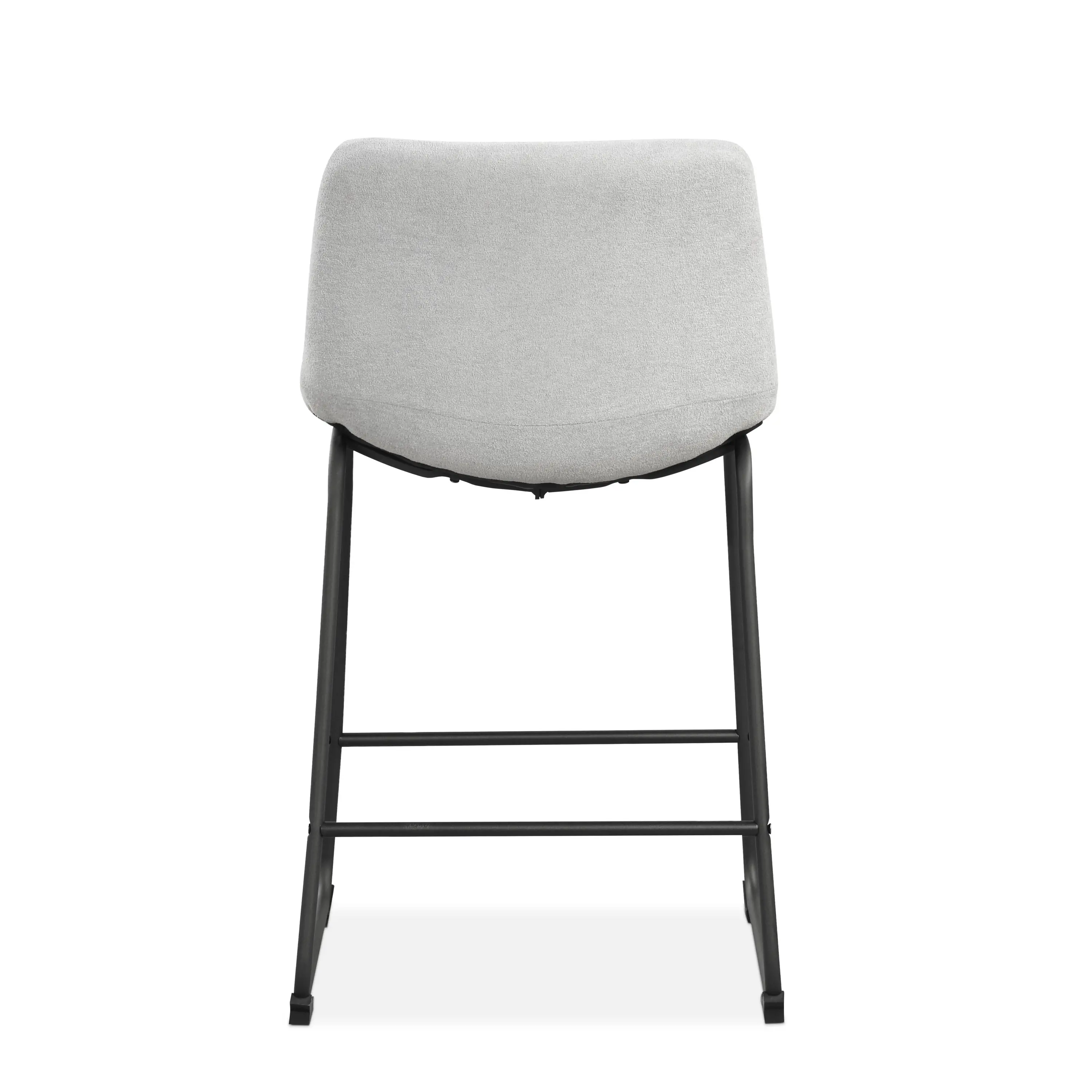EC-3471LG-PC Eamon Gray Counter Height Stools, Set of 2-4