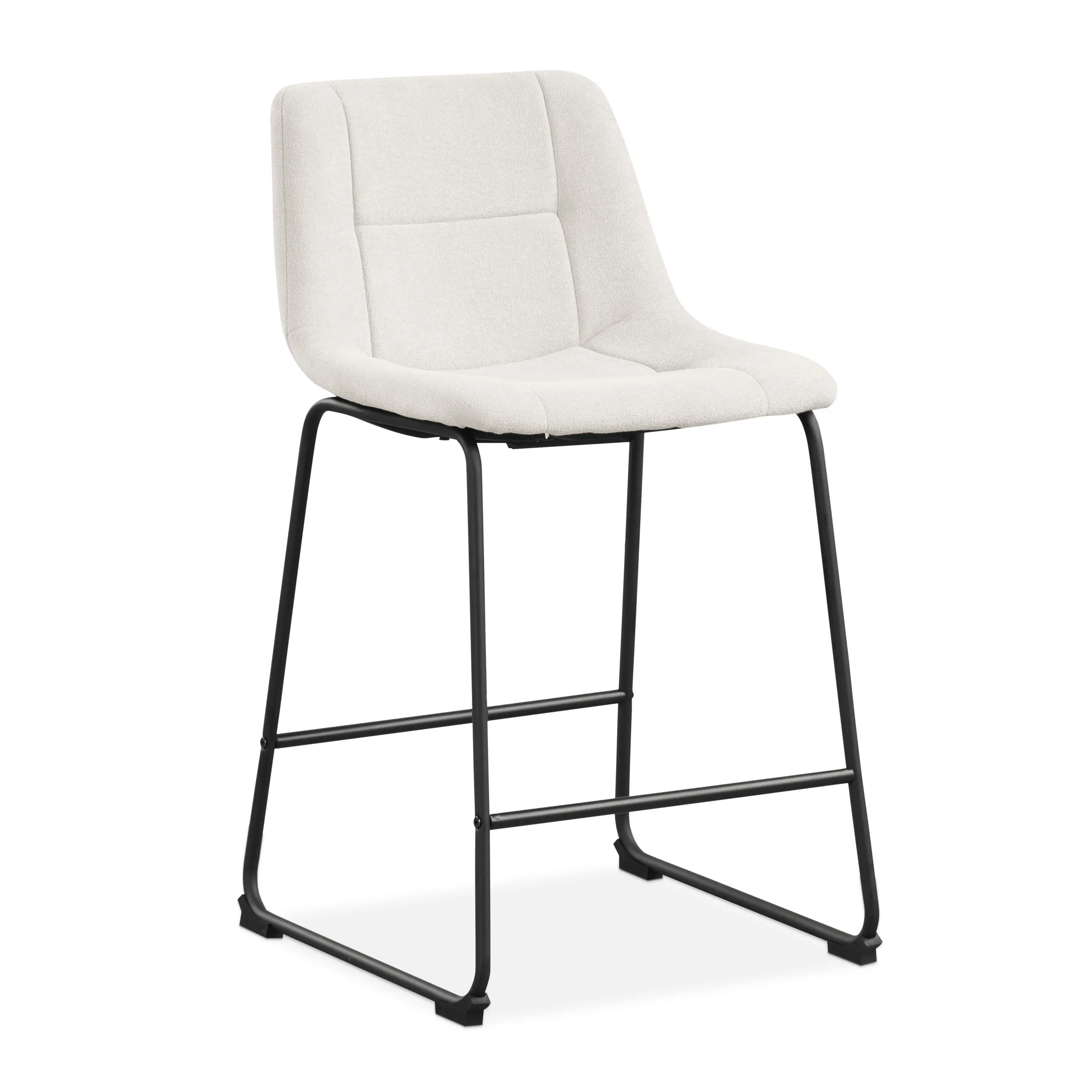 EC-3471WH-PC Eamon White Counter Height Stools, Set of 2-2