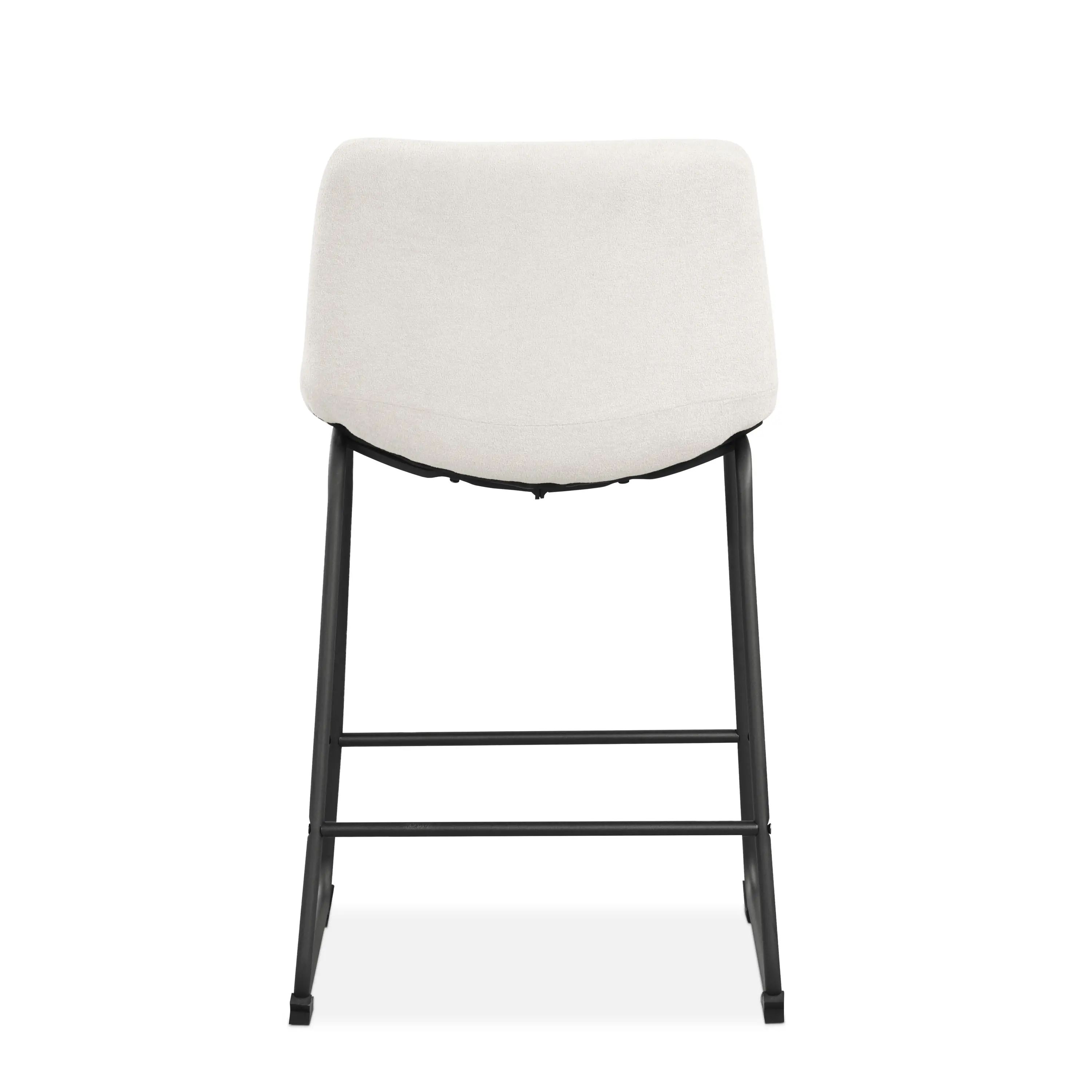 EC-3471WH-PC Eamon White Counter Height Stools, Set of 2-4