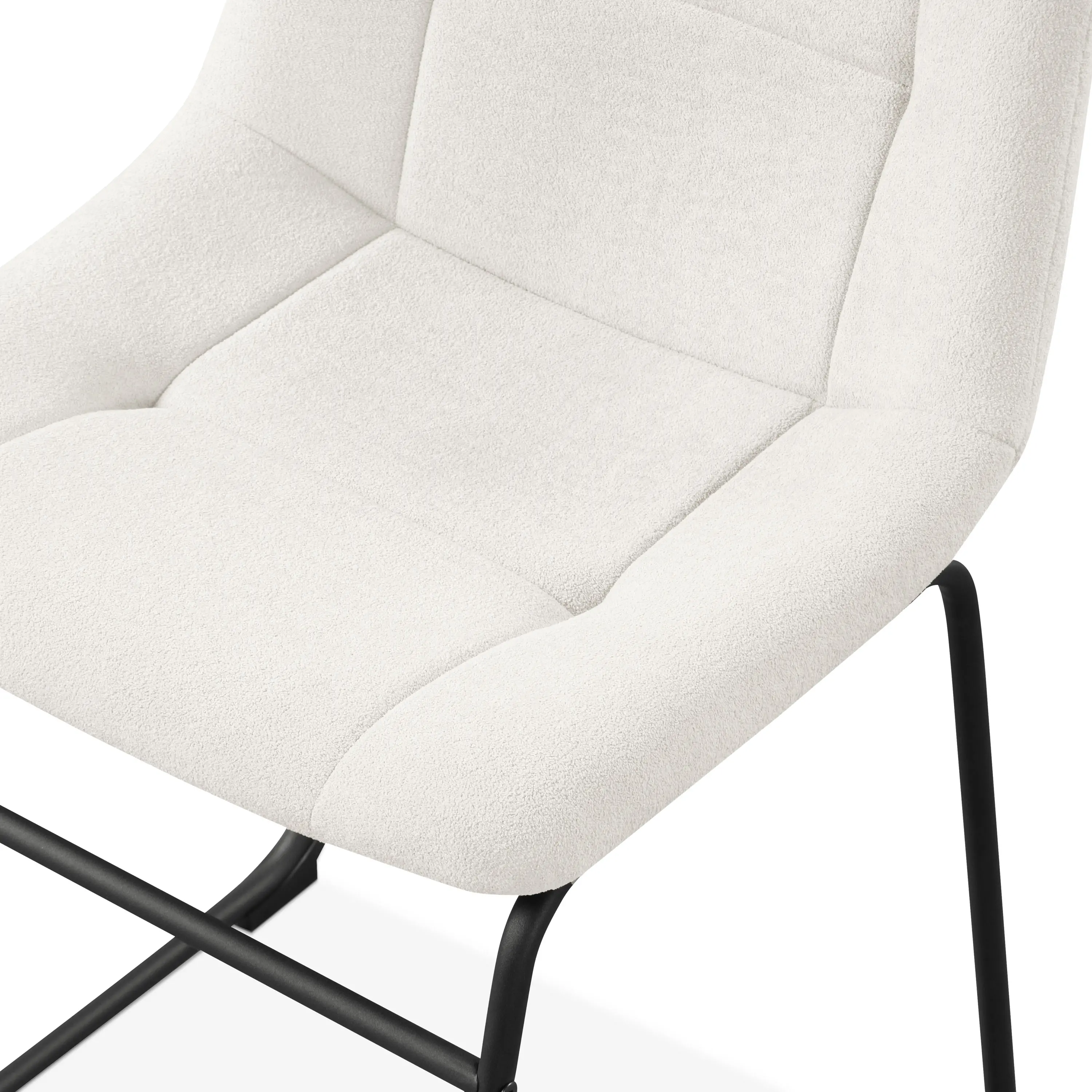 EC-3471WH-SC Eamon White Dining Chairs, Set of 2-6