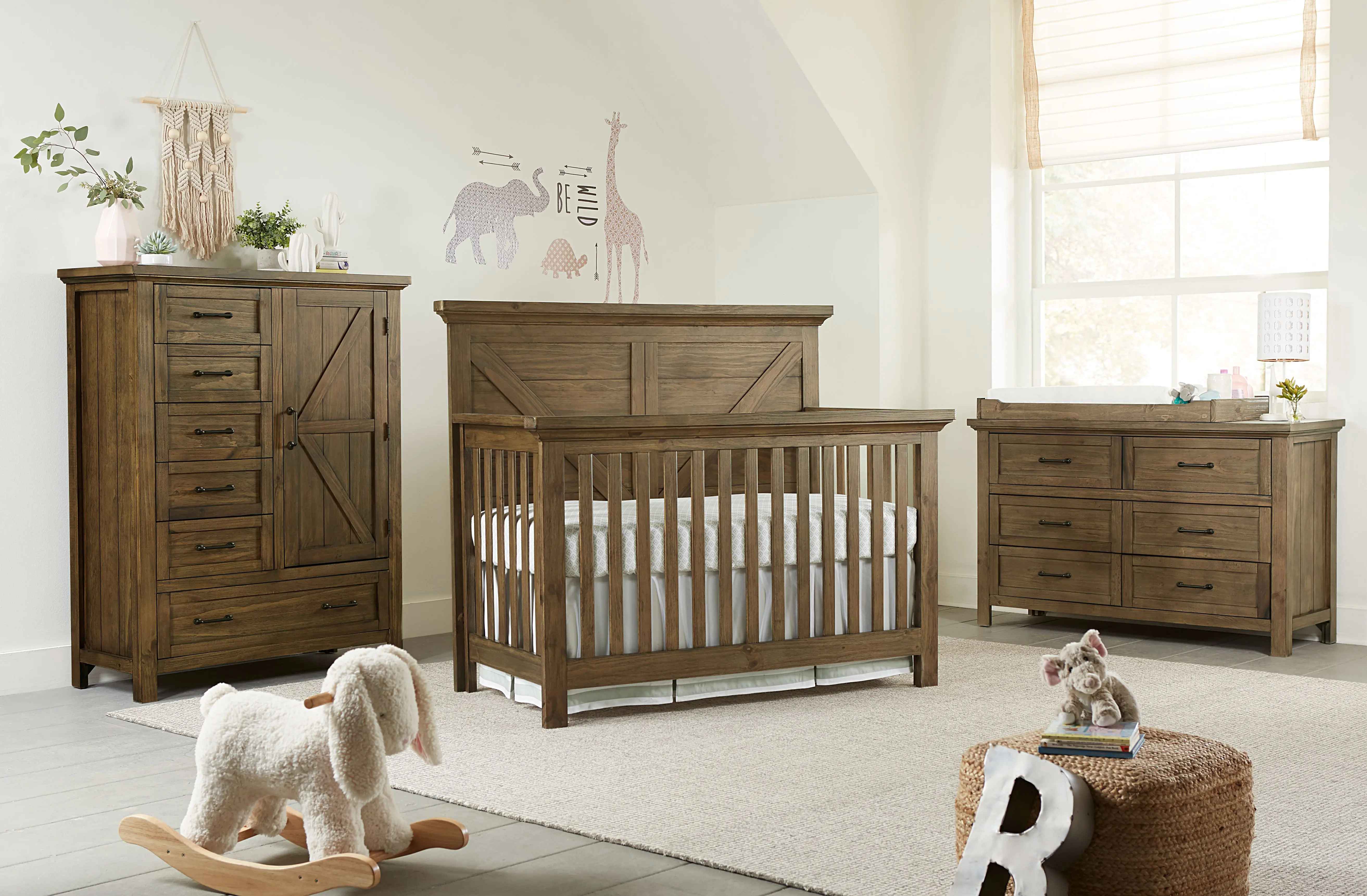 Westfield Harvest Brown Convertible Crib-2
