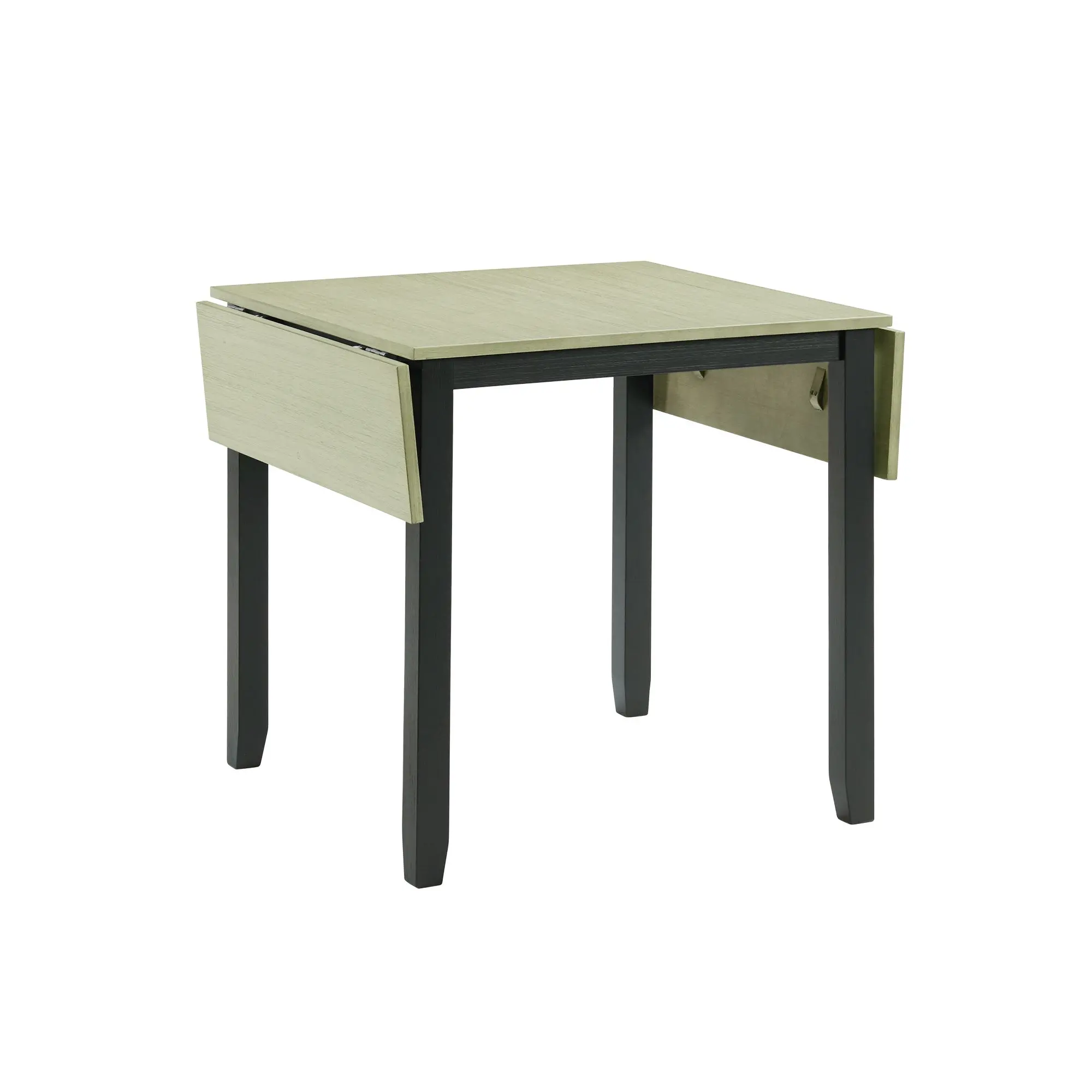 Martin Gray and Black 3 Piece Dropleaf Table Set-4