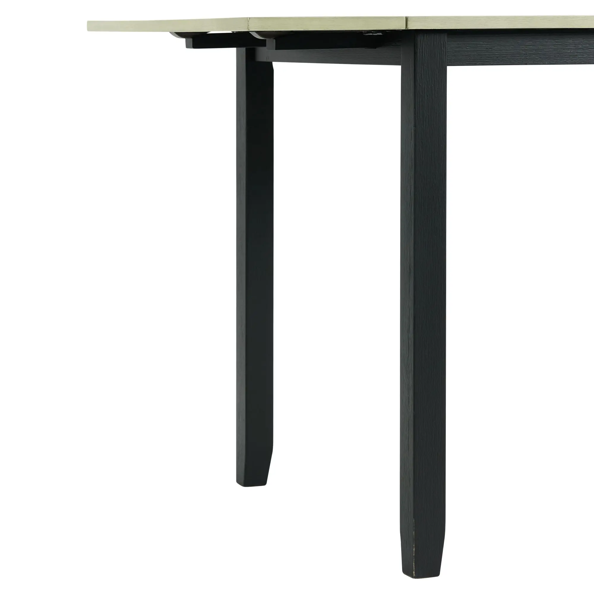 Martin Gray and Black 3 Piece Dropleaf Table Set-5
