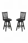 1859-23-BS Ashford Black Swivel Bar Stool