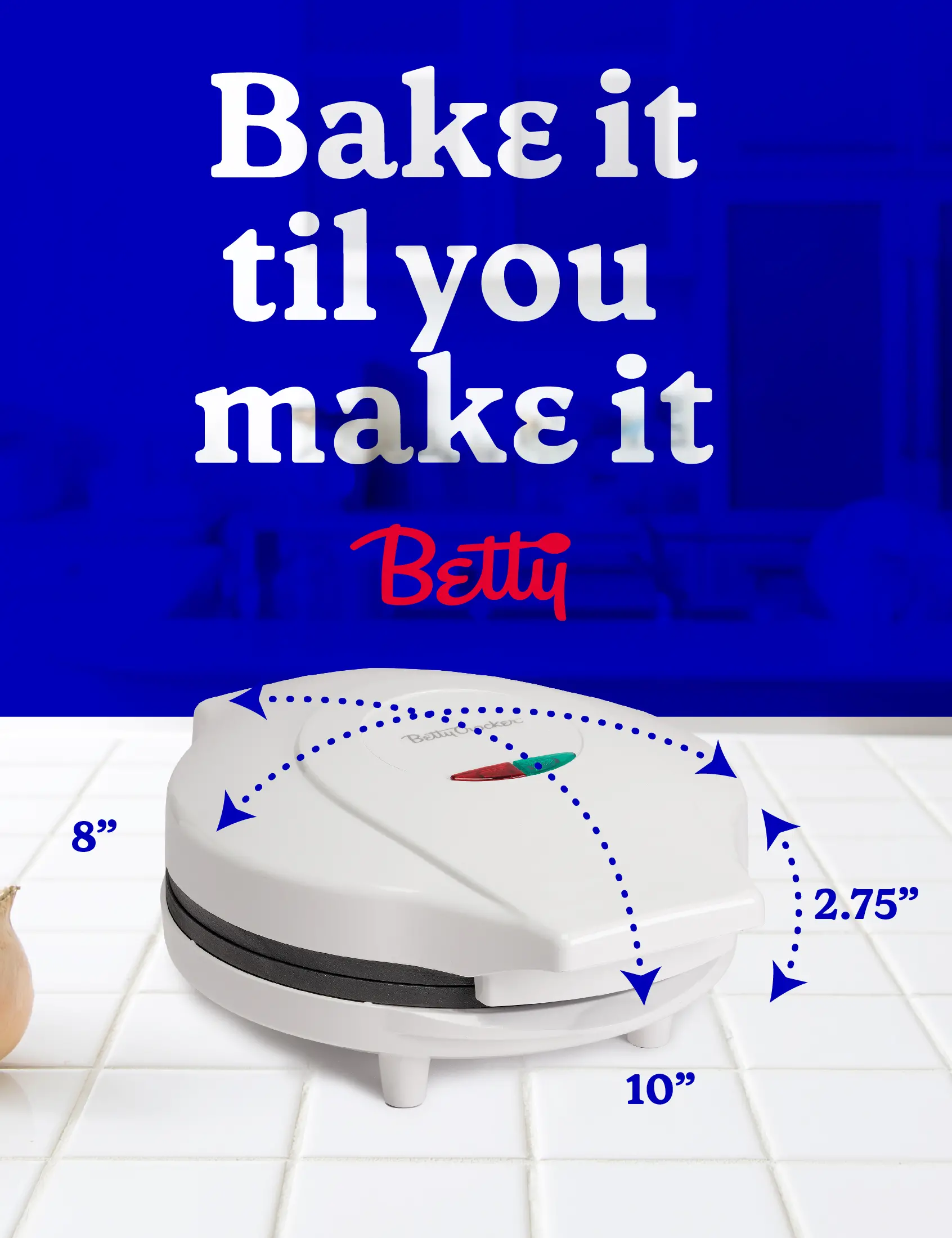 BC-4959CW Betty Crocker Pizza Maker and Electric Grill - White-7