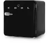 CCRR16HB Commercial Cool Retro 1.6 cu. ft. Freestanding Mini Fridge with Freezer - Black