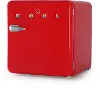 Commercial Cool Retro 1.6 cu. ft. Freestanding Mini Fridge with Freezer - Red