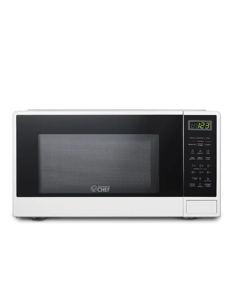 Commercial Chef 1.1 Cu Ft Countertop Microwave - White