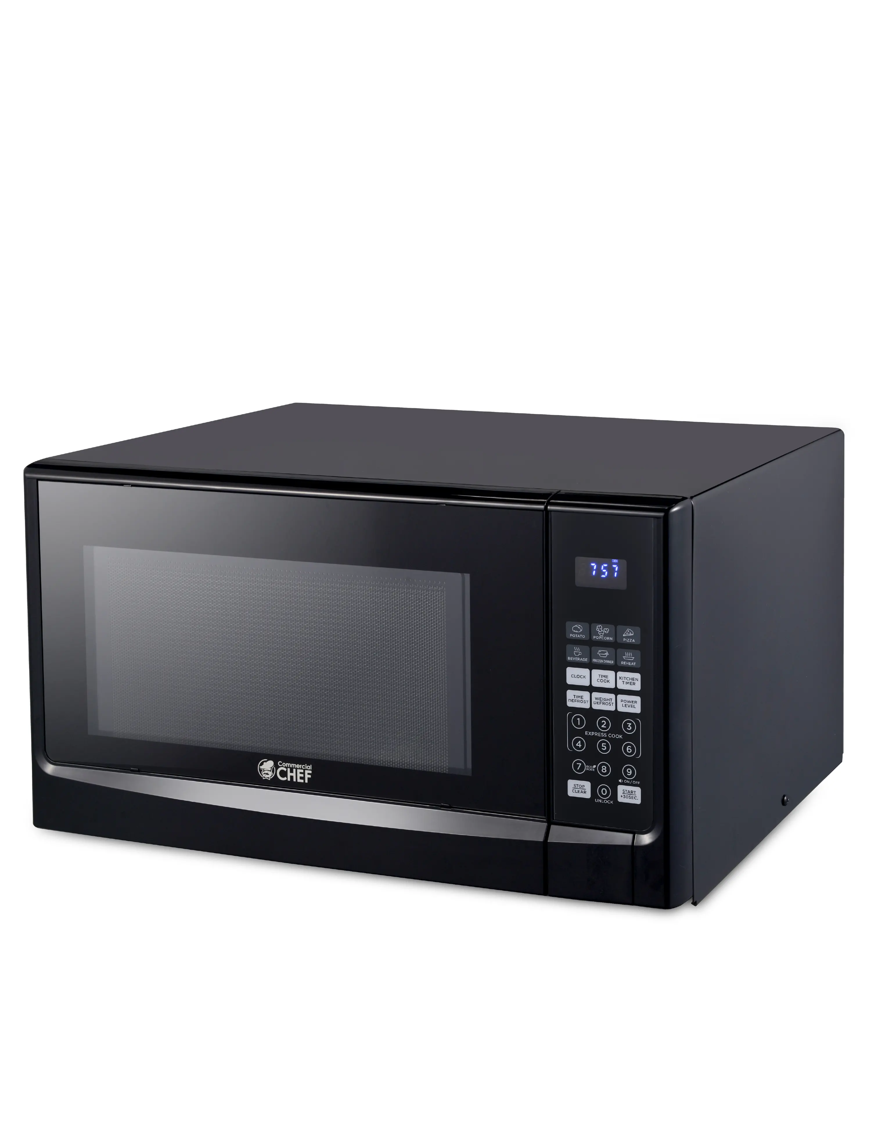 CHM14110B6C Commercial Chef 1.4 Cu Ft Countertop Microwave - Black-1