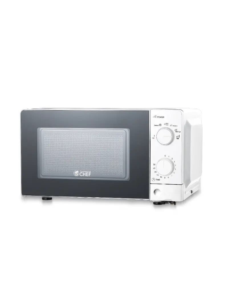 Commercial Chef 0.6 Cu Ft Countertop Microwave - White