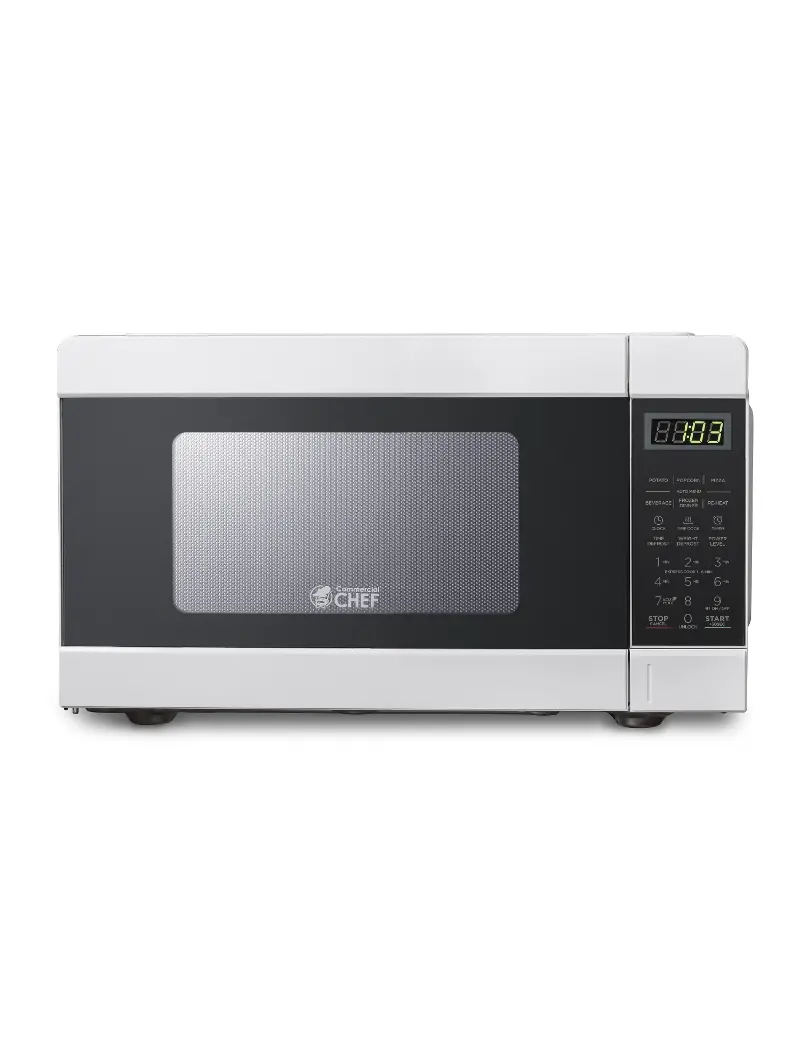 Commercial Chef 0.9 Cu Ft Countertop Microwave - White