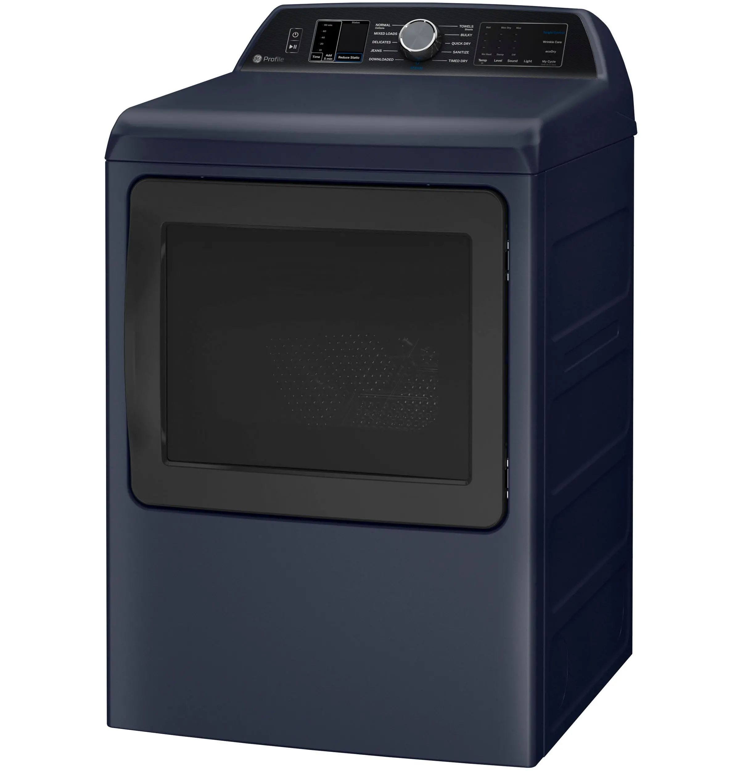 PTD80GBPTRS GE Profile 7.3 Cu Ft Smart Gas Dryer - Blue-12
