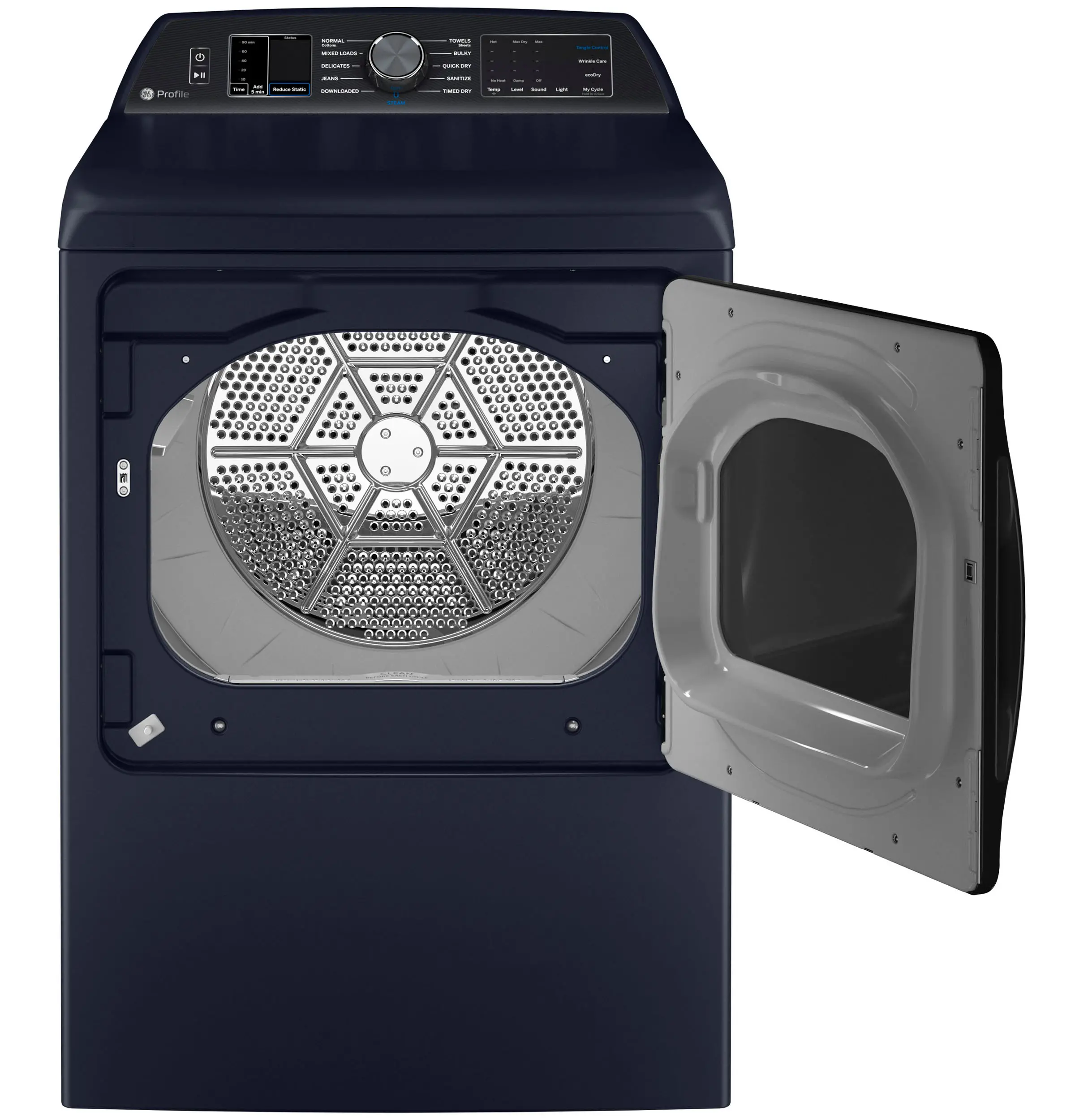 PTD80GBPTRS GE Profile 7.3 Cu Ft Smart Gas Dryer - Blue-8