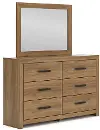 Sandstone Light Oak 6-Drawer Dresser