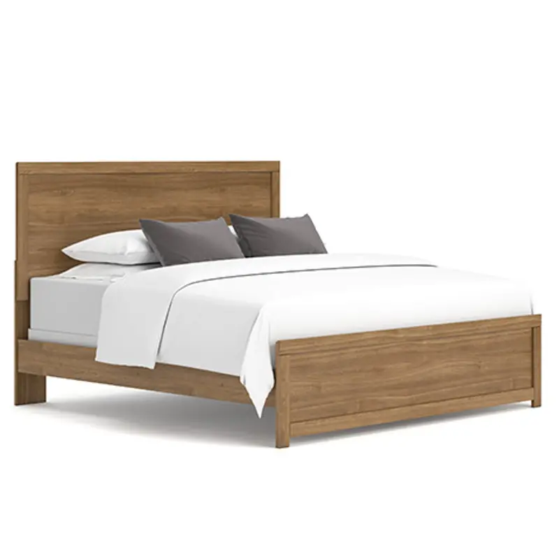Sandstone Light Oak Full Bed