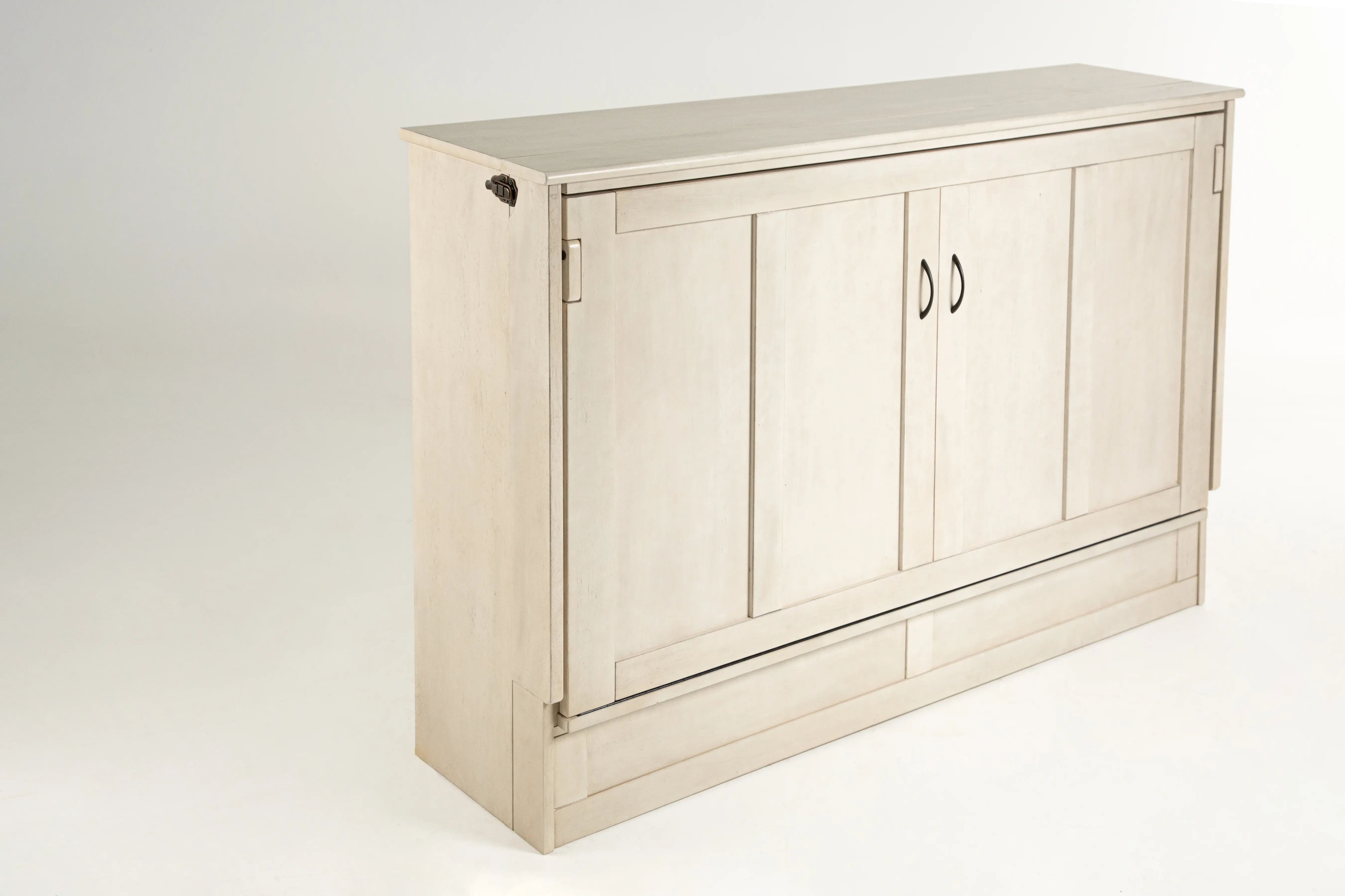 Murphy Express White Queen Cabinet Bed-4