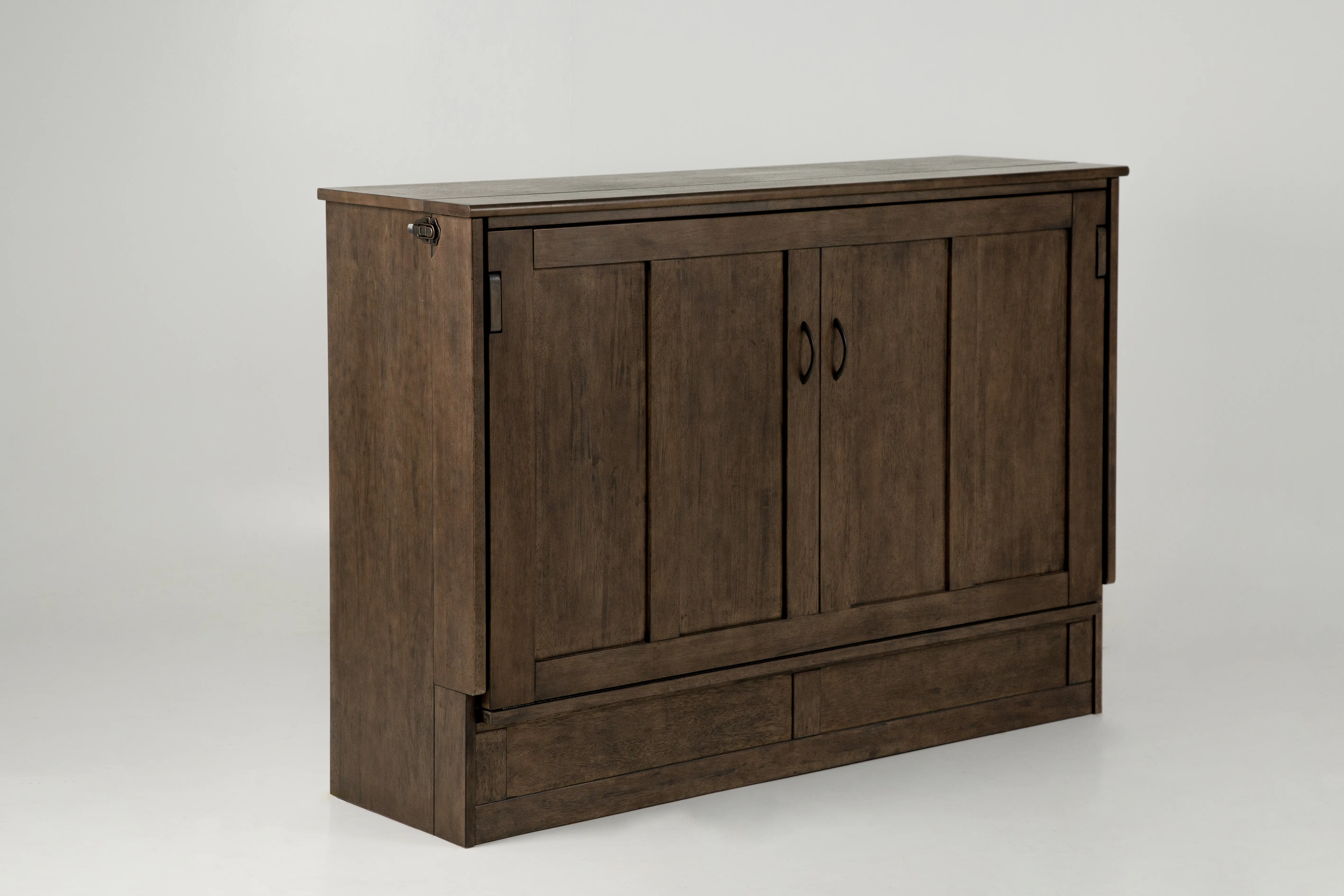 Murphy Express Brown Full Cabinet Bed-3
