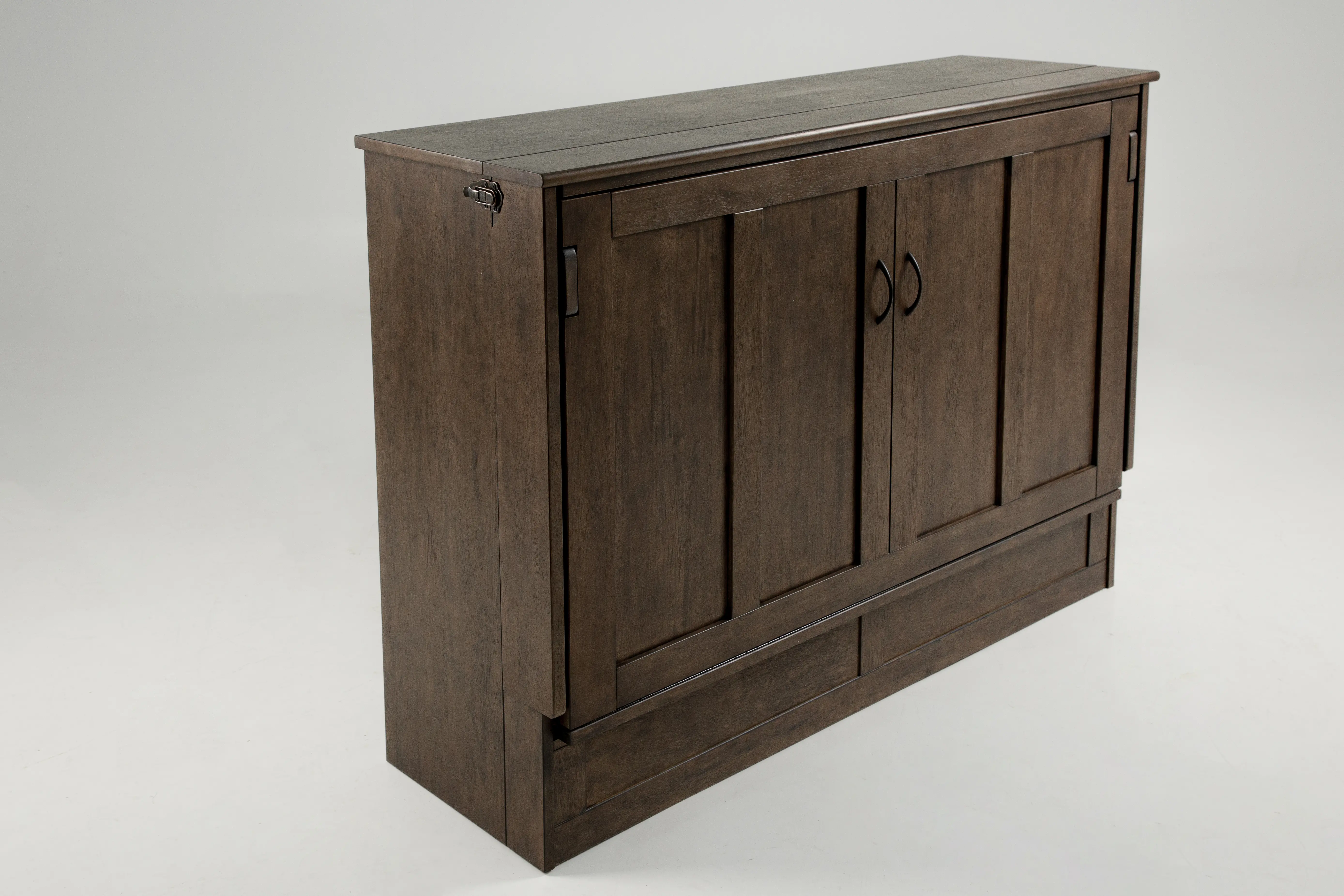 Murphy Express Brown Full Cabinet Bed-4