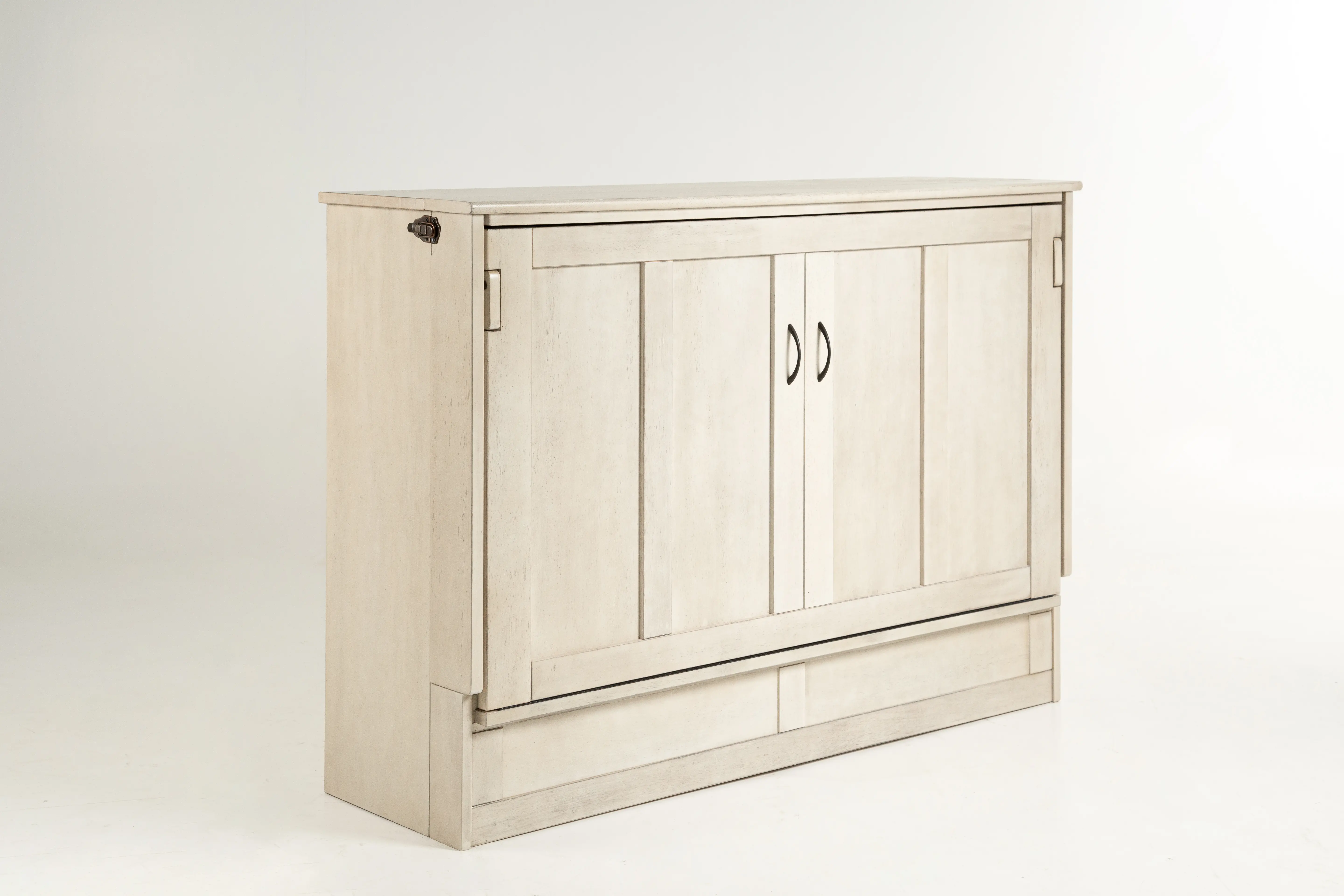 Murphy Express White Full Cabinet Bed-3