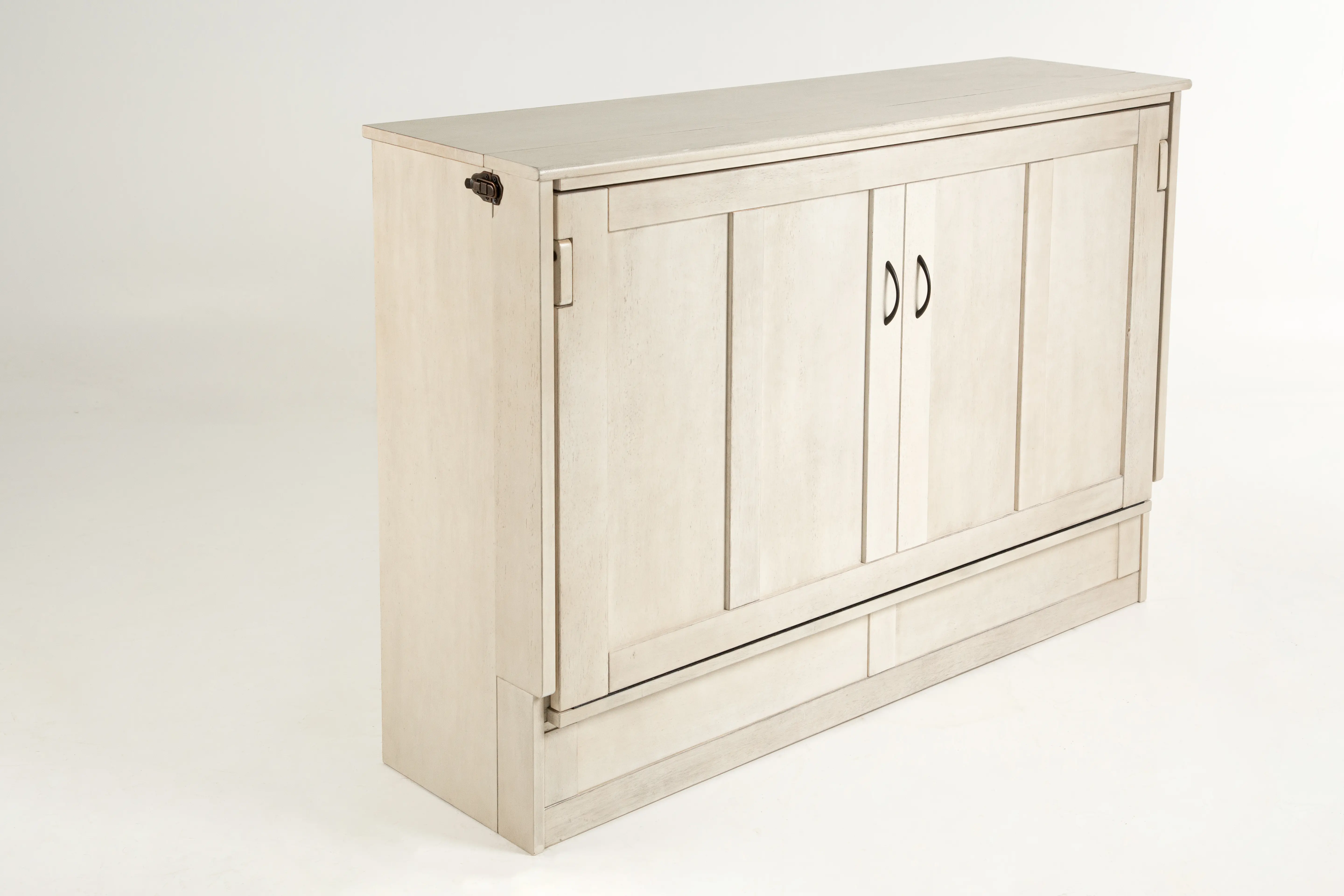 Murphy Express White Full Cabinet Bed-4