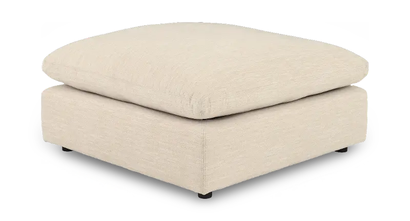 Harpo White Ottoman