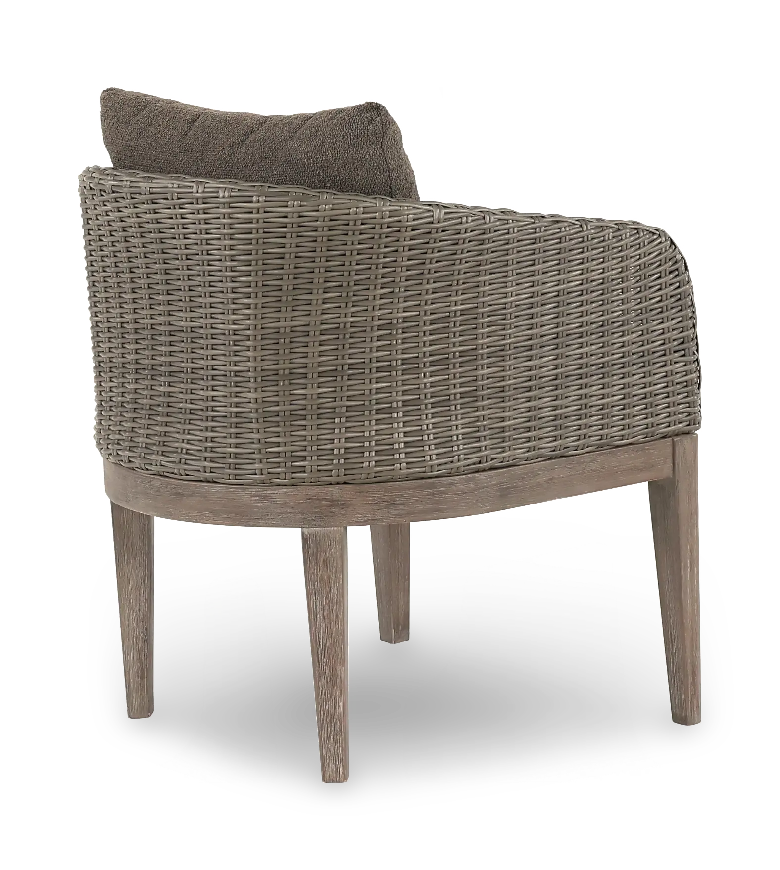 Laguna Brown Wicker Patio Dining Armchair-6