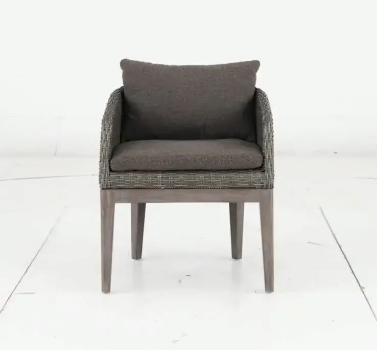Laguna Brown Wicker Patio Dining Armchair-9
