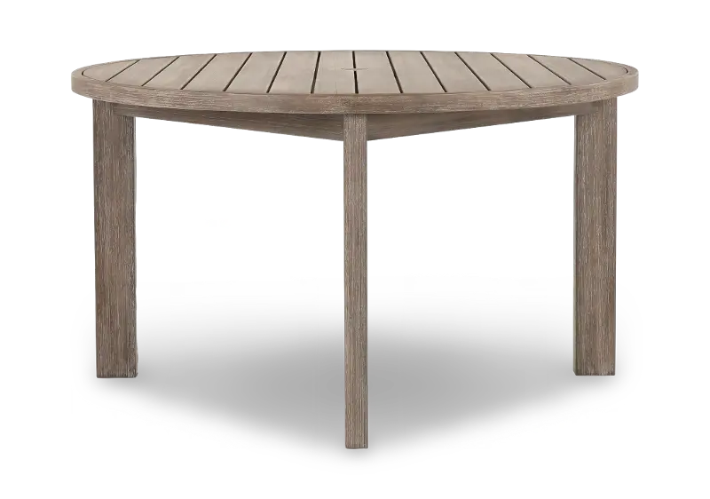 Laguna Brown Round Patio Dining Table
