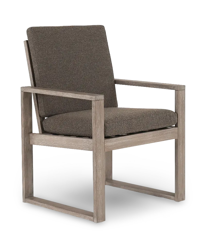 Laguna Brown Patio Dining Armchair