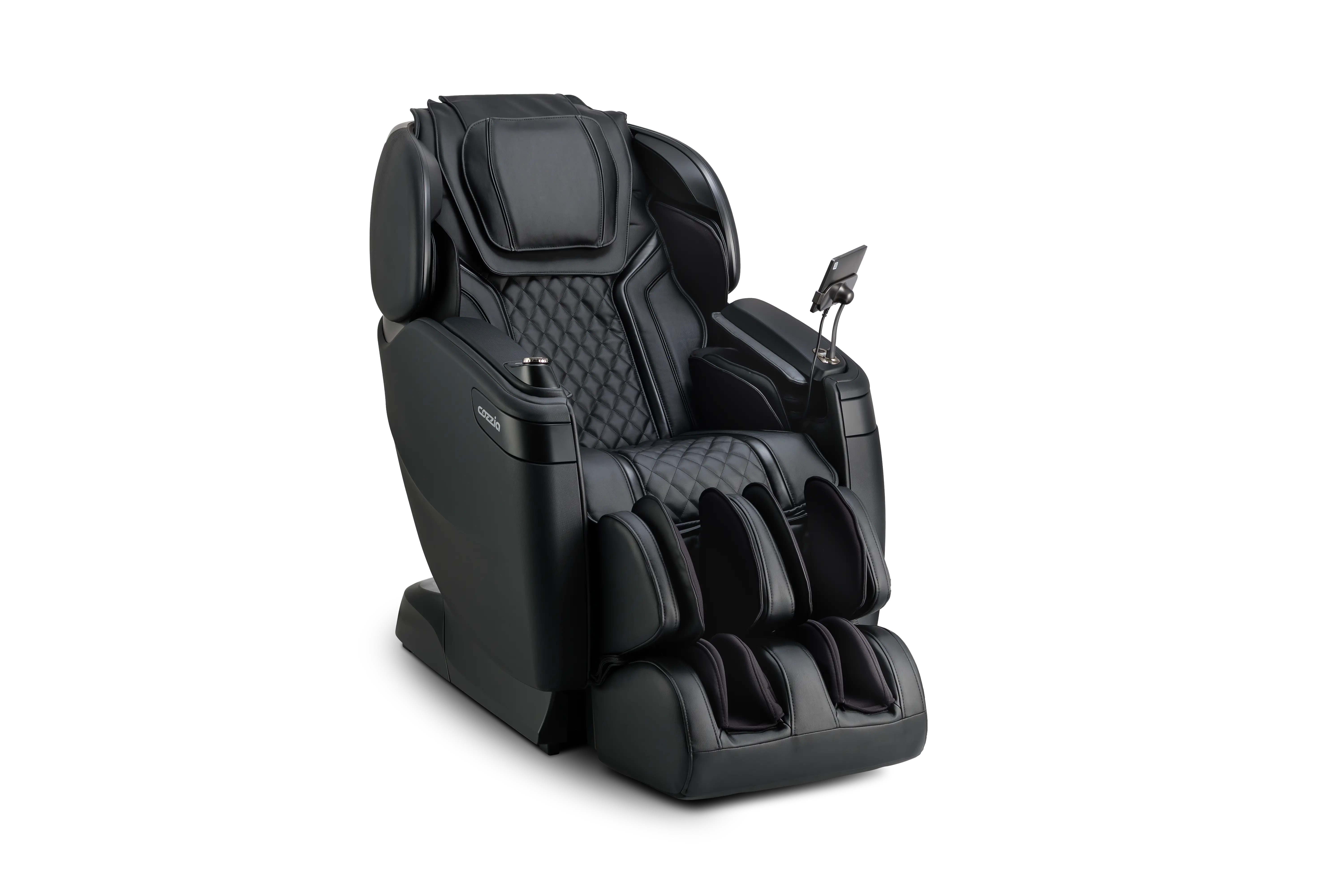 CZ-712 QISE MSG CHR/BLK/BLK Qi SE Duo CZ-712 Massage Chair - Black and Black-3