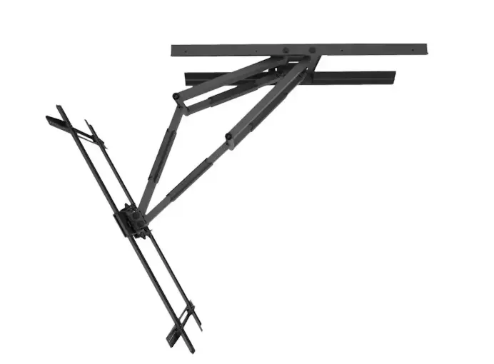 Kanto Black Full‑Motion TV Wall Mount for 40 –90 TVs – Extends 28 -5