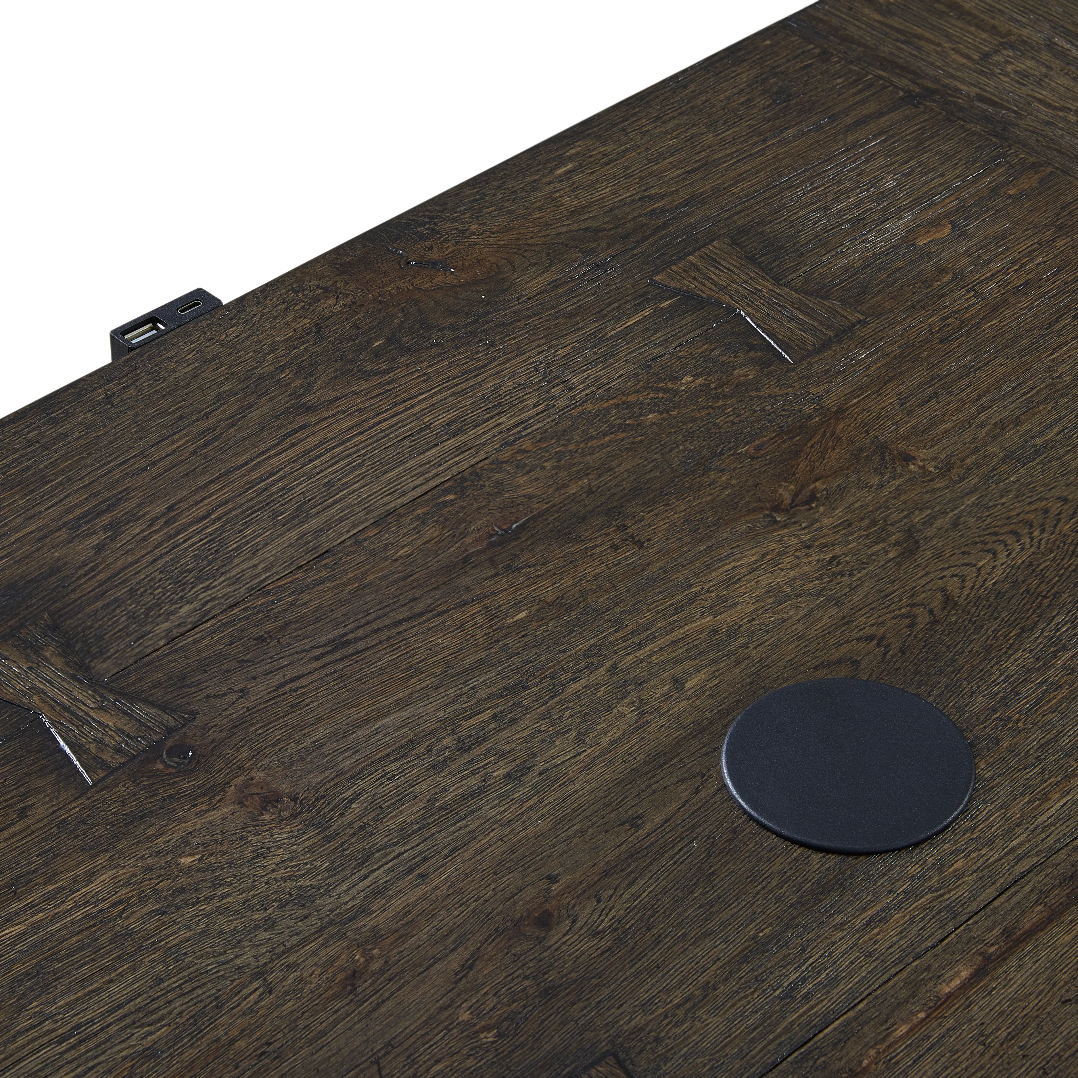 Montana Espresso Brown Nightstand with Wireless Charger-3