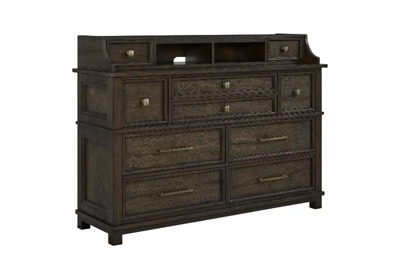 Montana Espresso Brown Dresser Hutch